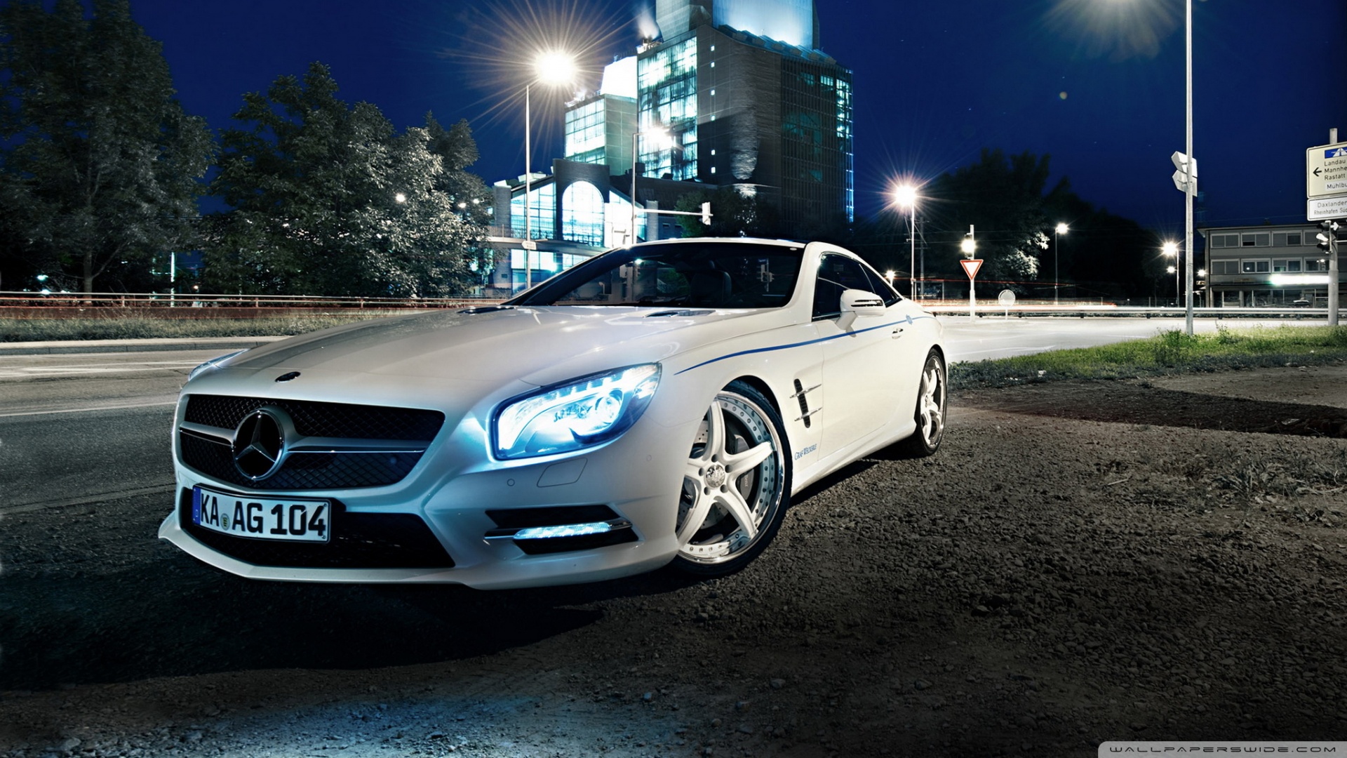 Mercedes Car Hd - HD Wallpaper 