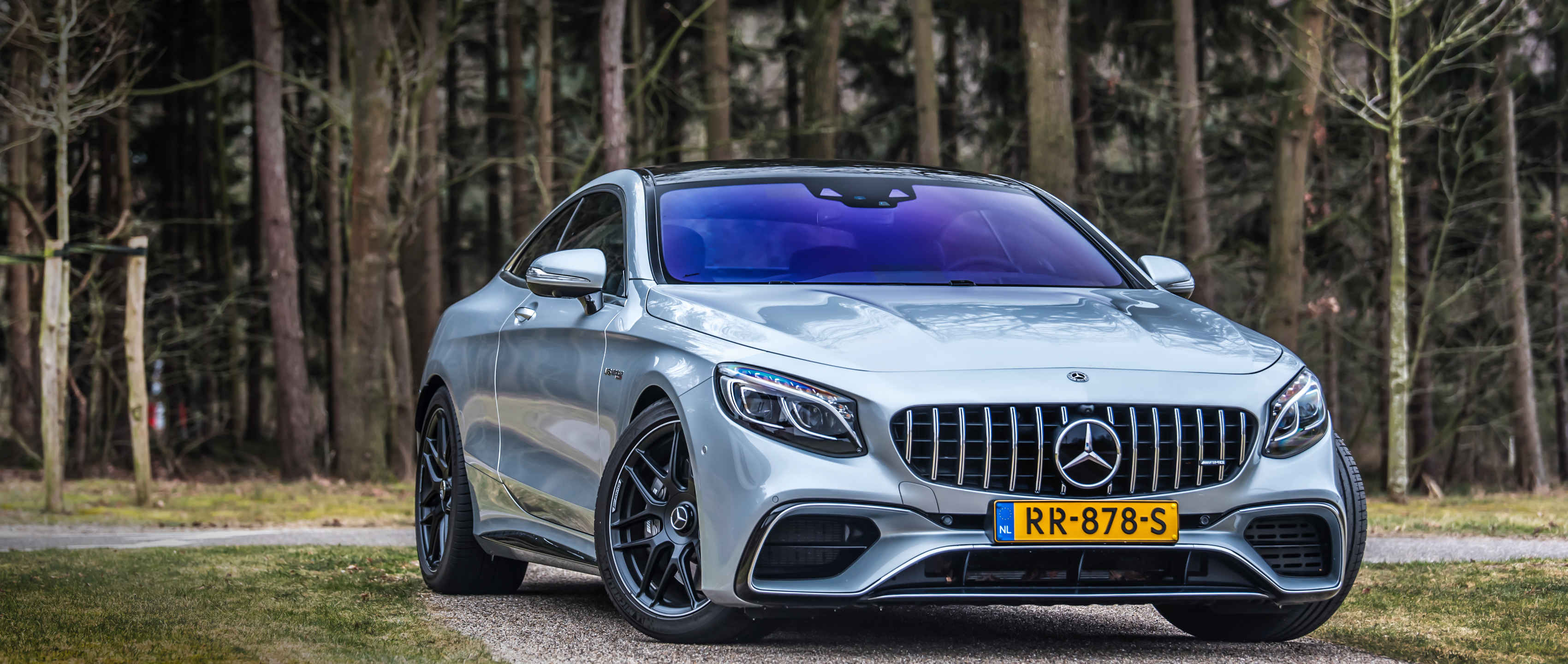 Mercedes Amg S 63 4matic Coupe C 217 In Diamond Silver Hd Mercedes 3400x1440 Wallpaper Teahub Io