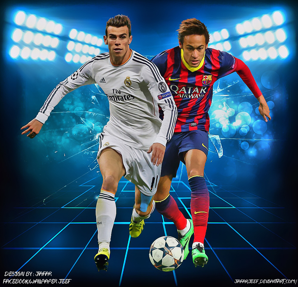Gareth Bale Vs Neymar (barcelona) Wallpaper Hd 2014 - Neymar And Bale - HD Wallpaper 