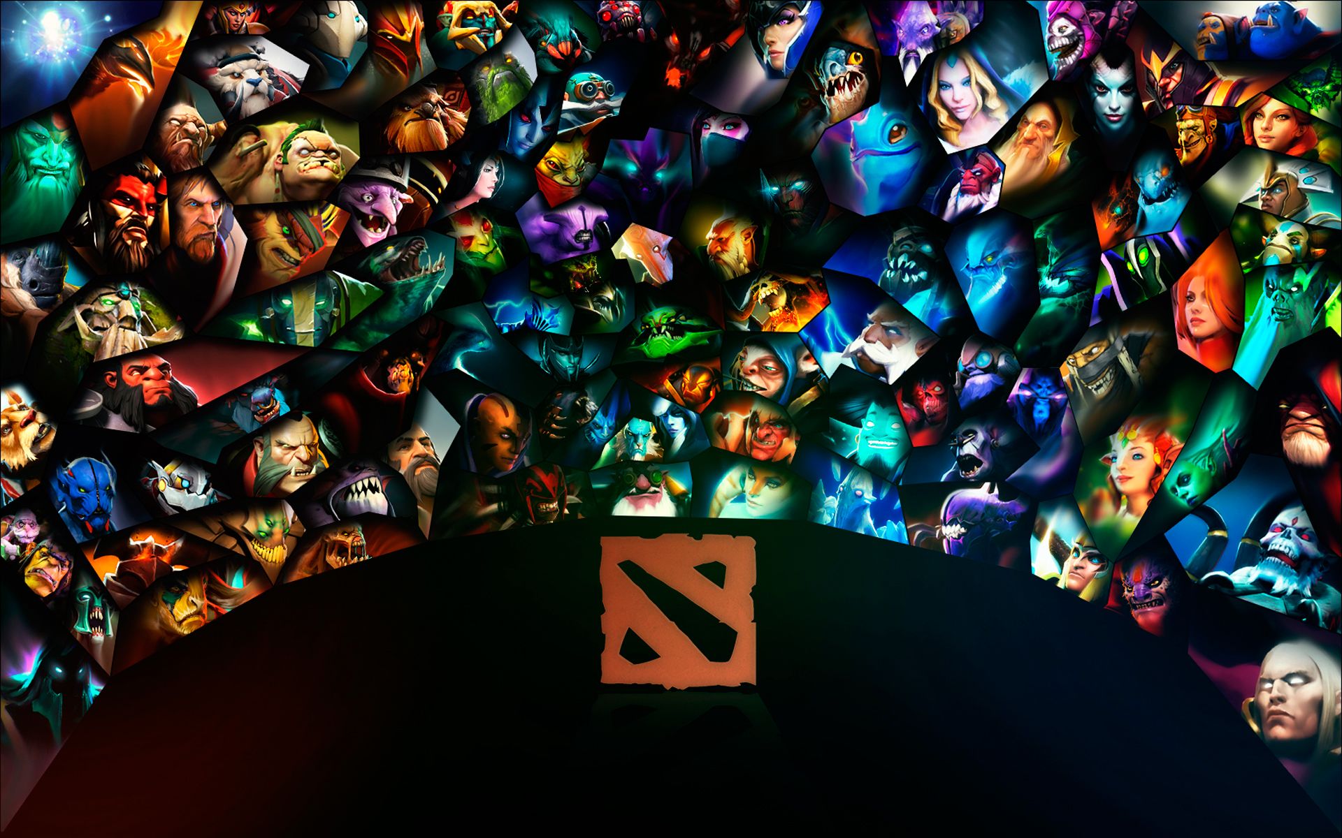 Dota 2 All Heroes Wallpaper Hd - HD Wallpaper 