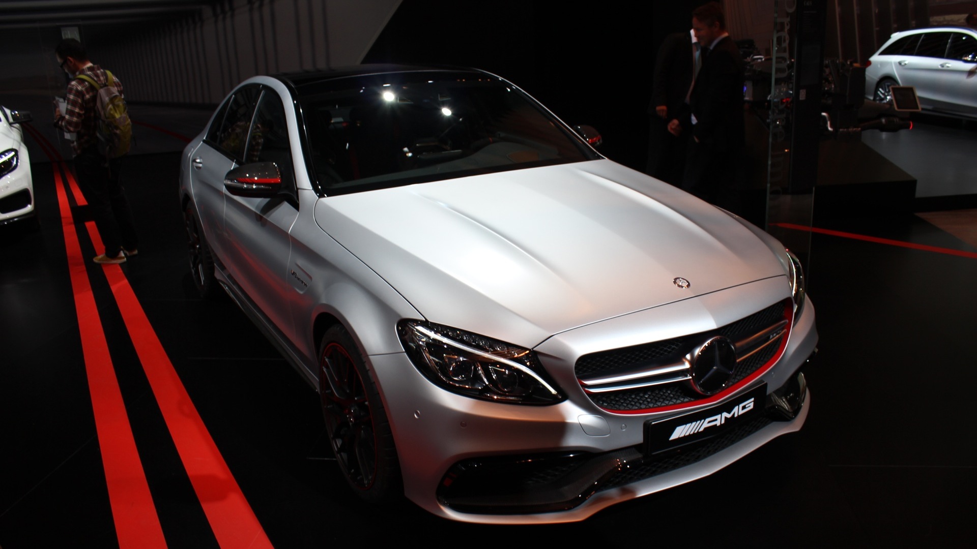 2016 Mercedes Benz C63 Amg - Auto Show - HD Wallpaper 
