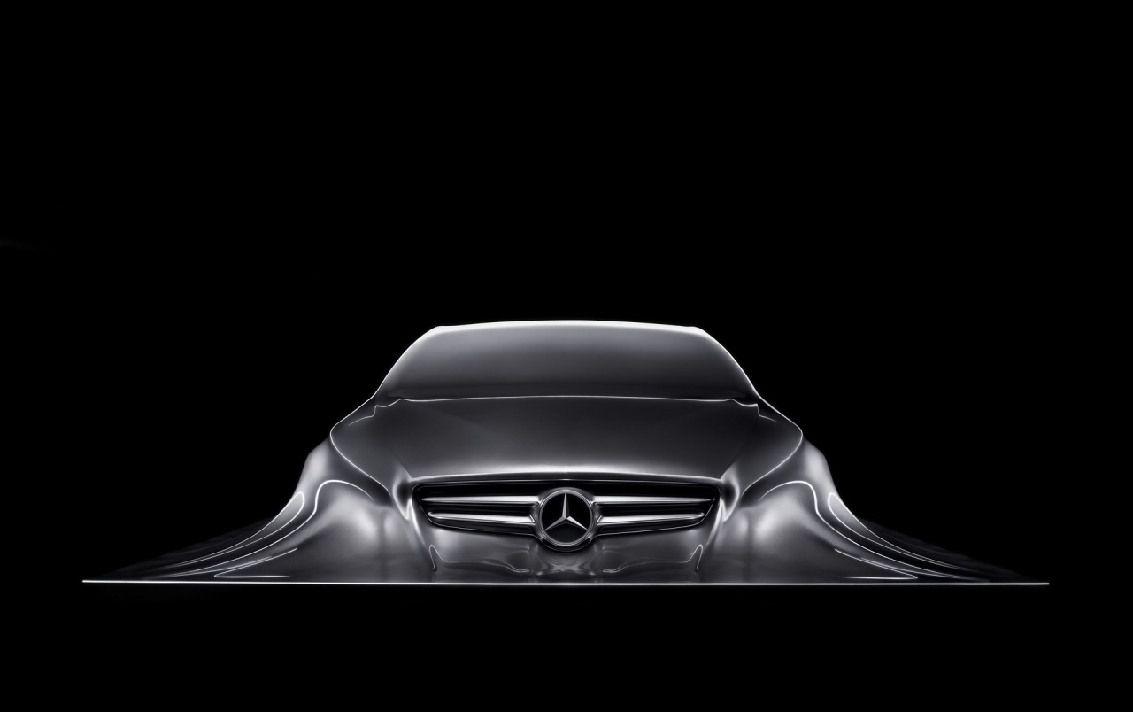 Mercedes Benz Design Sculpture 1 Wallpapers - Mercedes Benz Logo Wallpaper Black - HD Wallpaper 