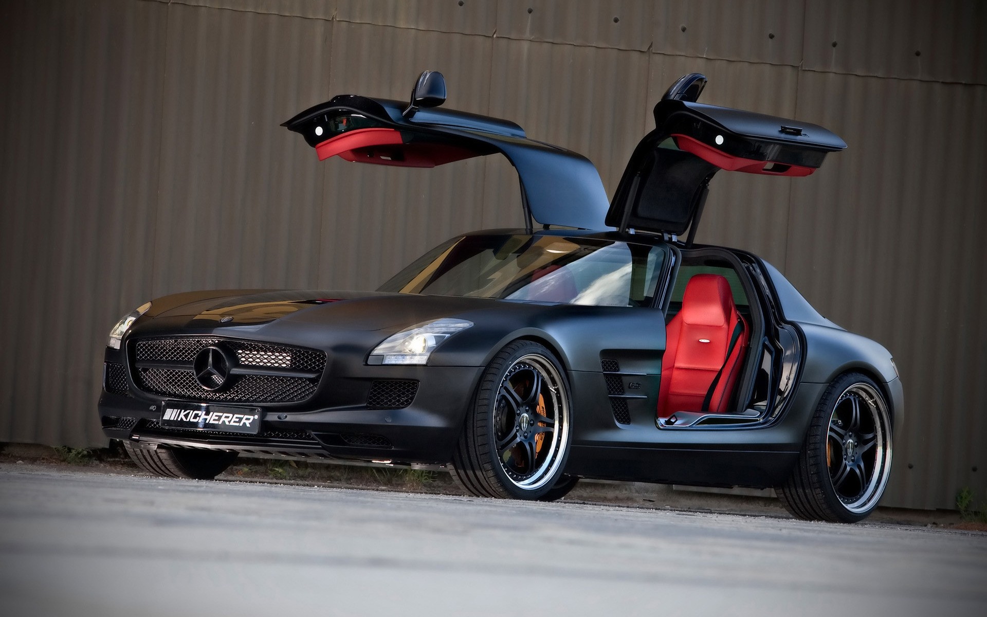 Mercedes-benz Vehicle Car Transportation System Race - Mercedes Sls Amg Matte Black - HD Wallpaper 