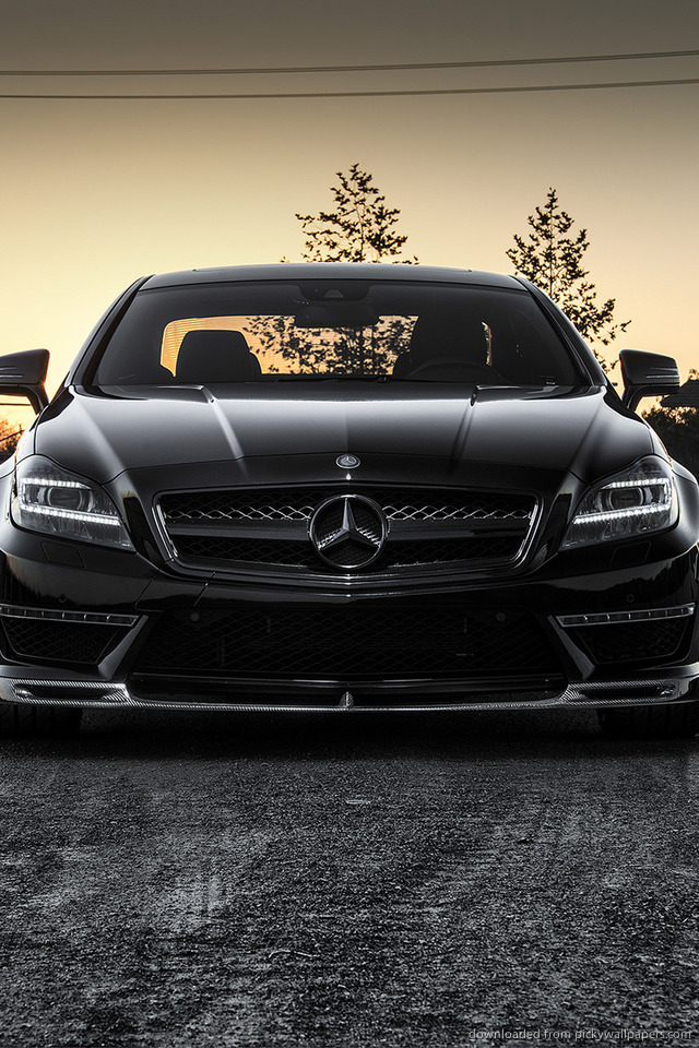 Download Vorsteiner Mercedes Benz Cls 63 Amg Front - Mercedes Amg Iphone Wallpaper Hd - HD Wallpaper 