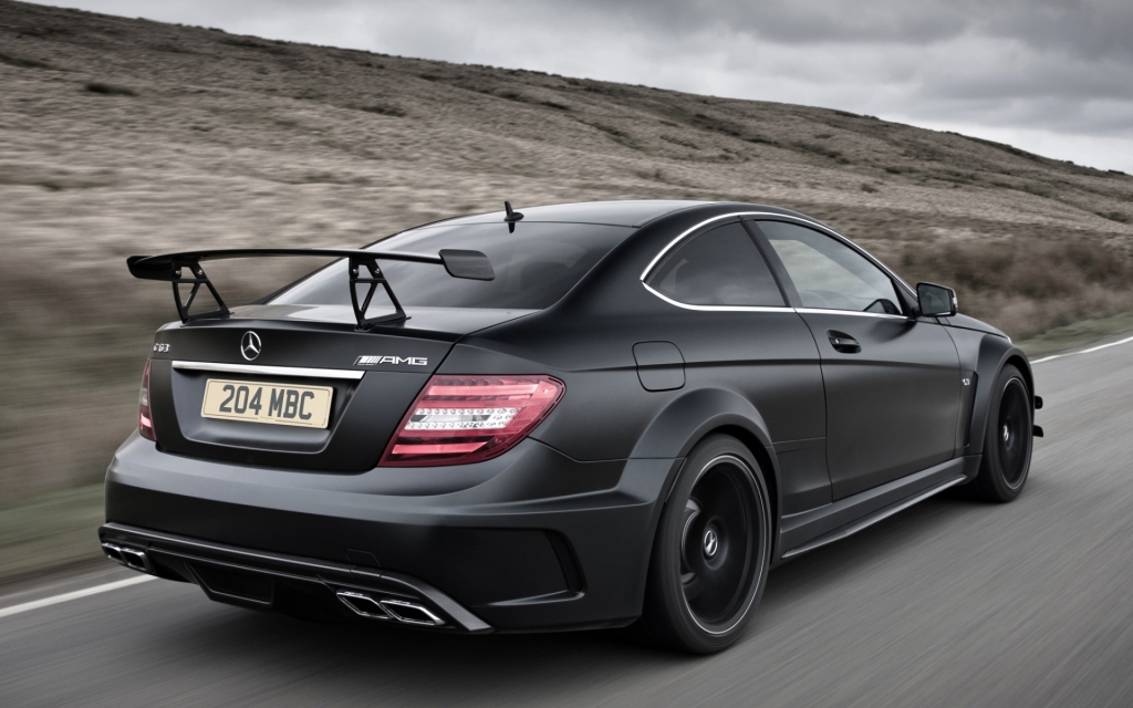 Baffling Mercedes Benz C63 Amg Cool Car Wallpapers - Mercedes C63 Amg 2012 Black Series - HD Wallpaper 