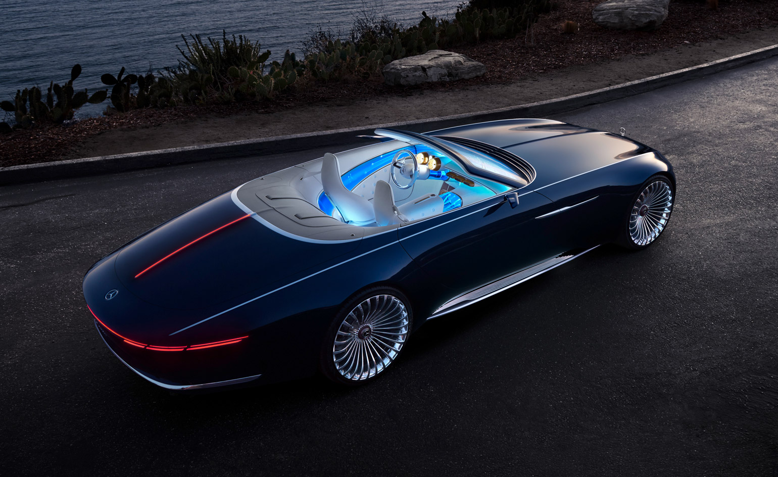 Vision Mercedes-maybach 6 Cabriolet Wallpaper Desktop - Vision Mercedes Maybach 6 - HD Wallpaper 