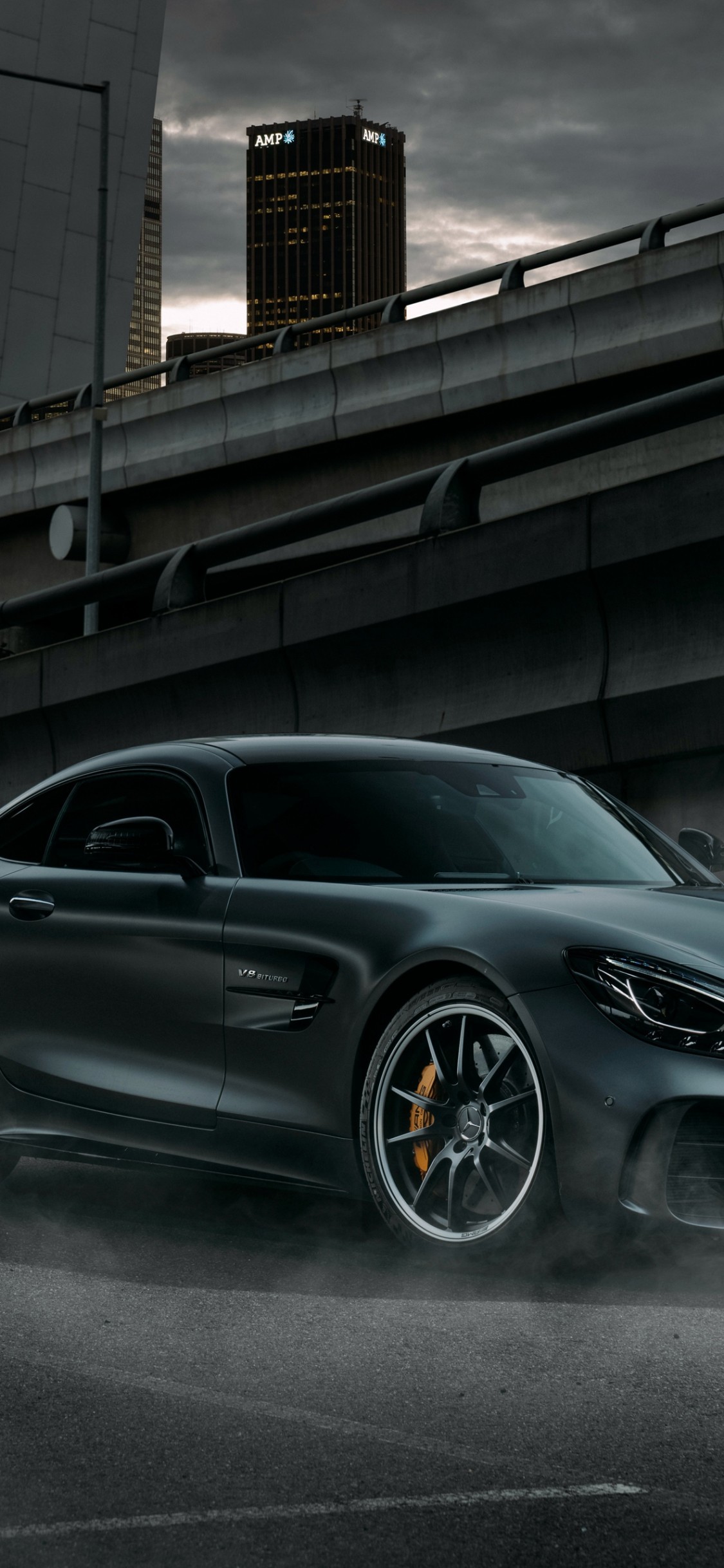 Mercedes-benz Amg Gt R, Supercar, Cars, Black, Side - Iphone X Mercedes Amg - HD Wallpaper 