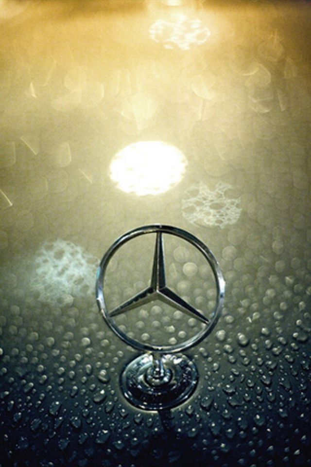Mercedes-benz Logo Wallpaper - Mercedes Benz Logo Hd - 640x960 Wallpaper -  
