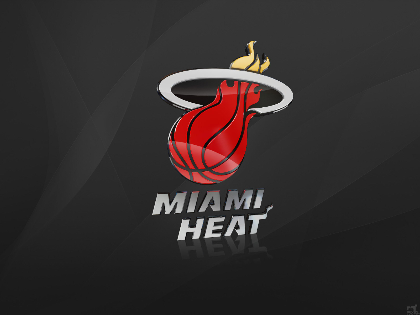 Nba Miami Heat Logo - HD Wallpaper 