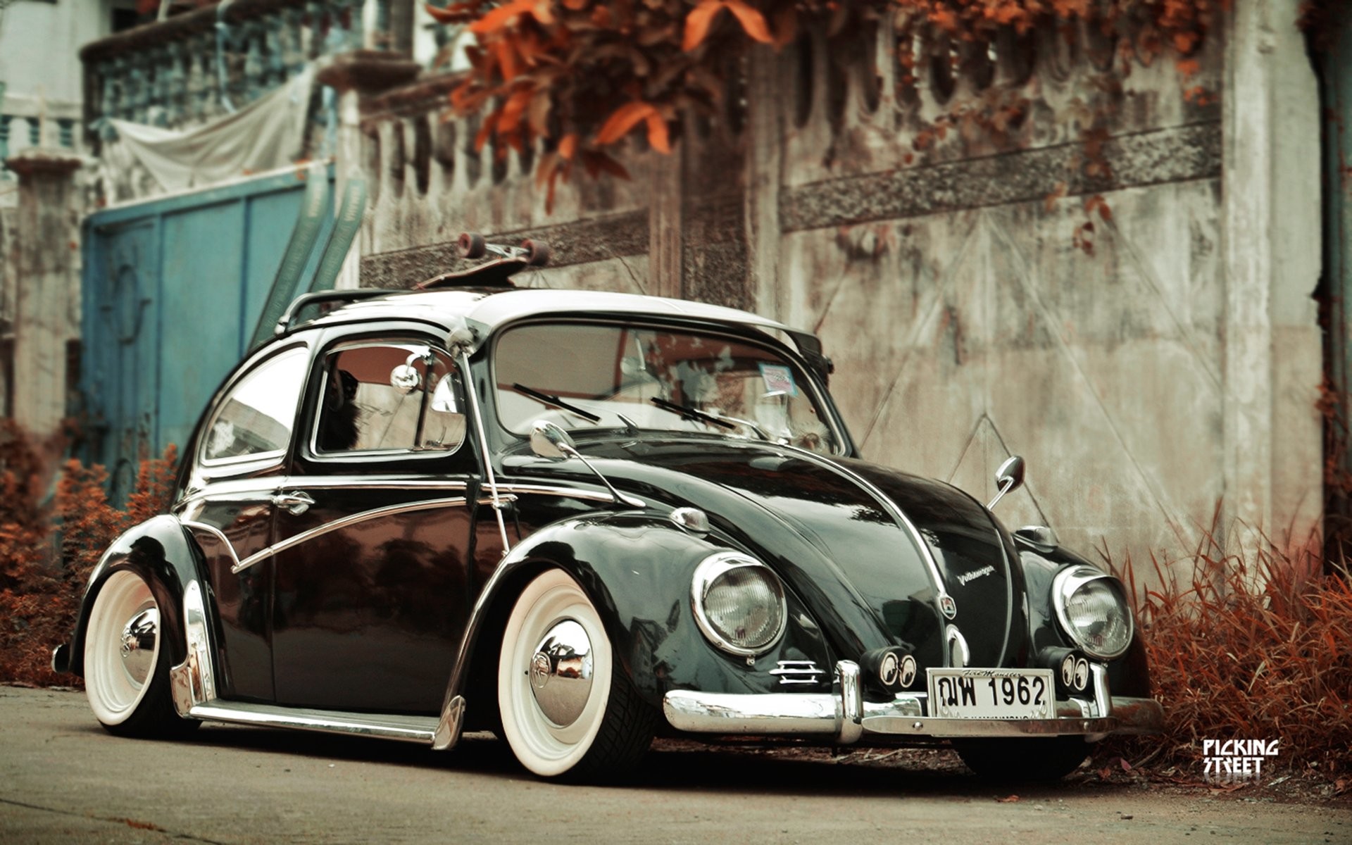 X Bros Apparel Vintage Motor T Shirts, Volkswagen Beetle - Vw Beetle Low Rider - HD Wallpaper 