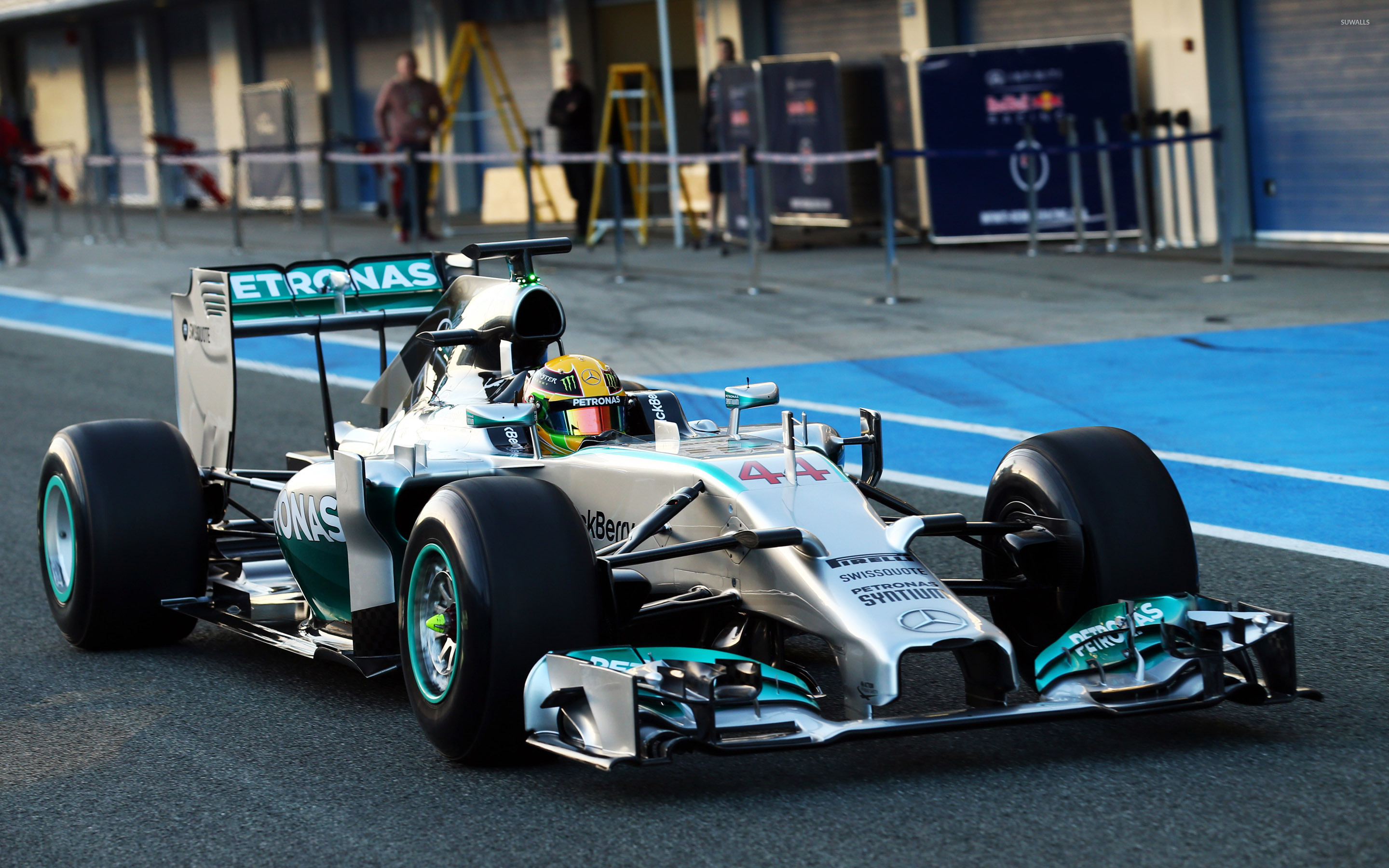 Mercedes Amg Petronas Lewis Hamilton - HD Wallpaper 