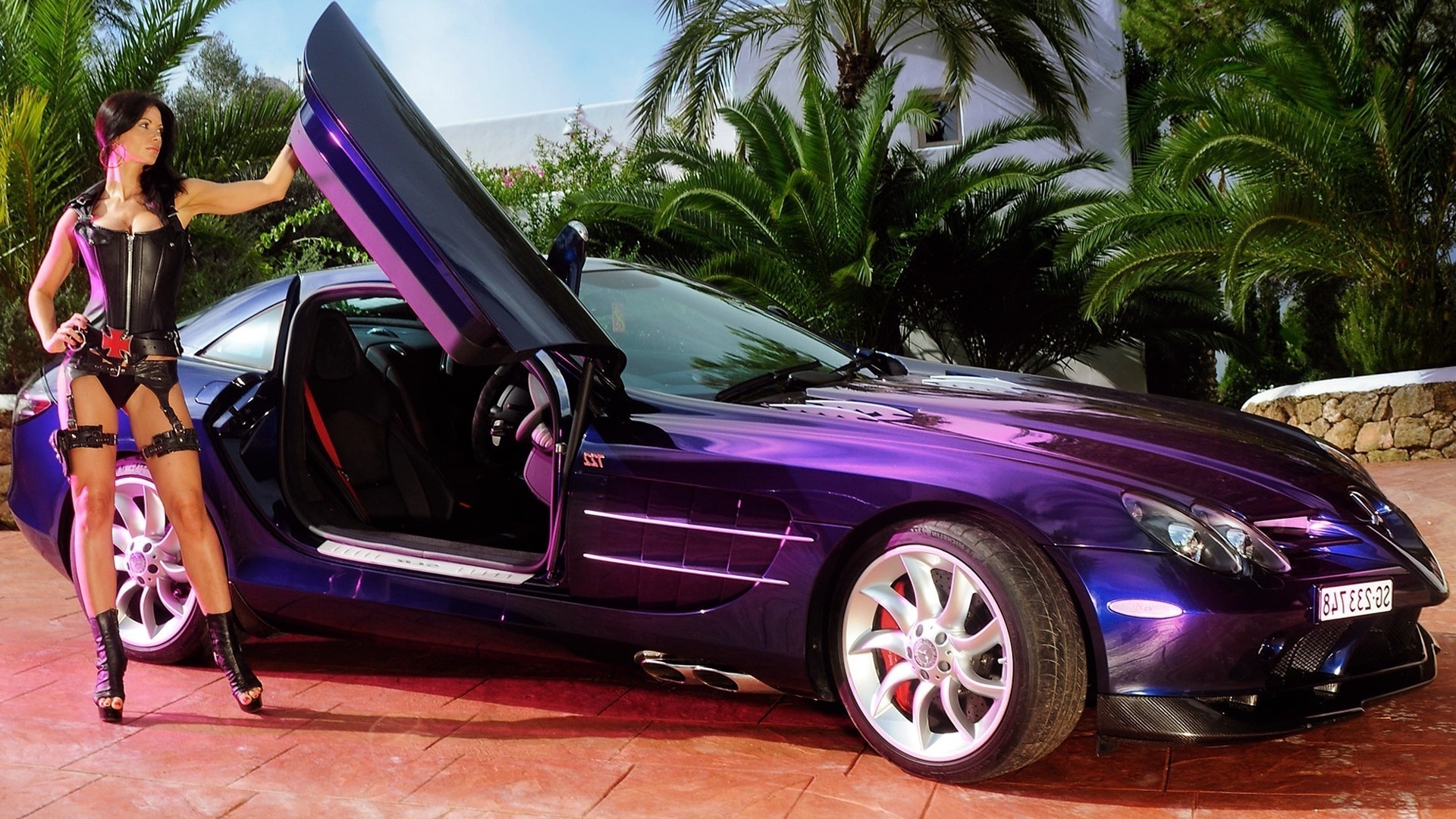 Cars And Girls Car Vehicle Transportation System Luxury - Supercar - HD Wallpaper 