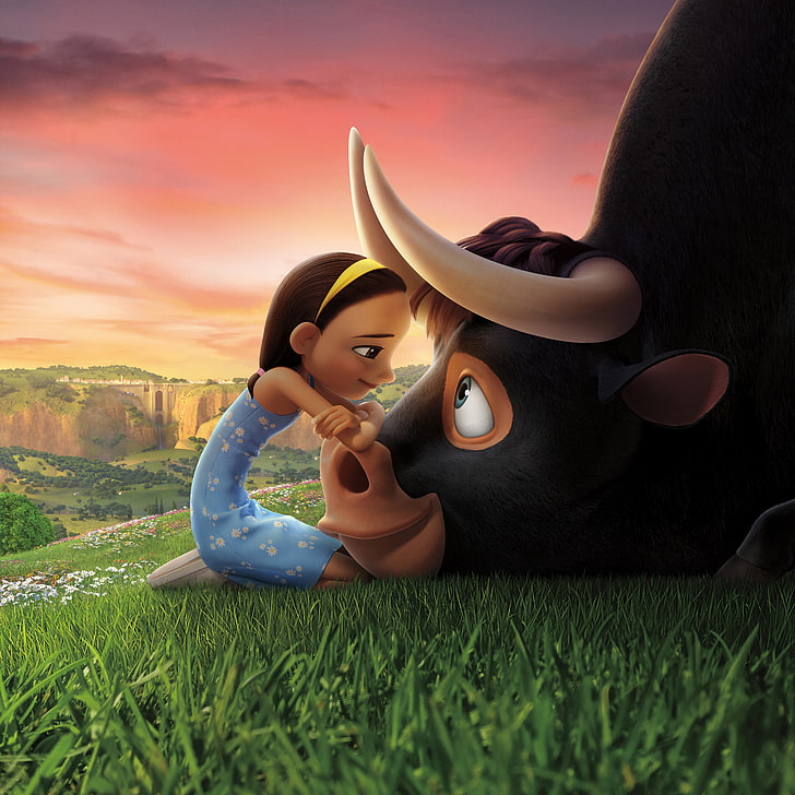 Animation, Comedy, Ferdinand, Adventure, Sunset, Sky, - Ferdinand Animation - HD Wallpaper 