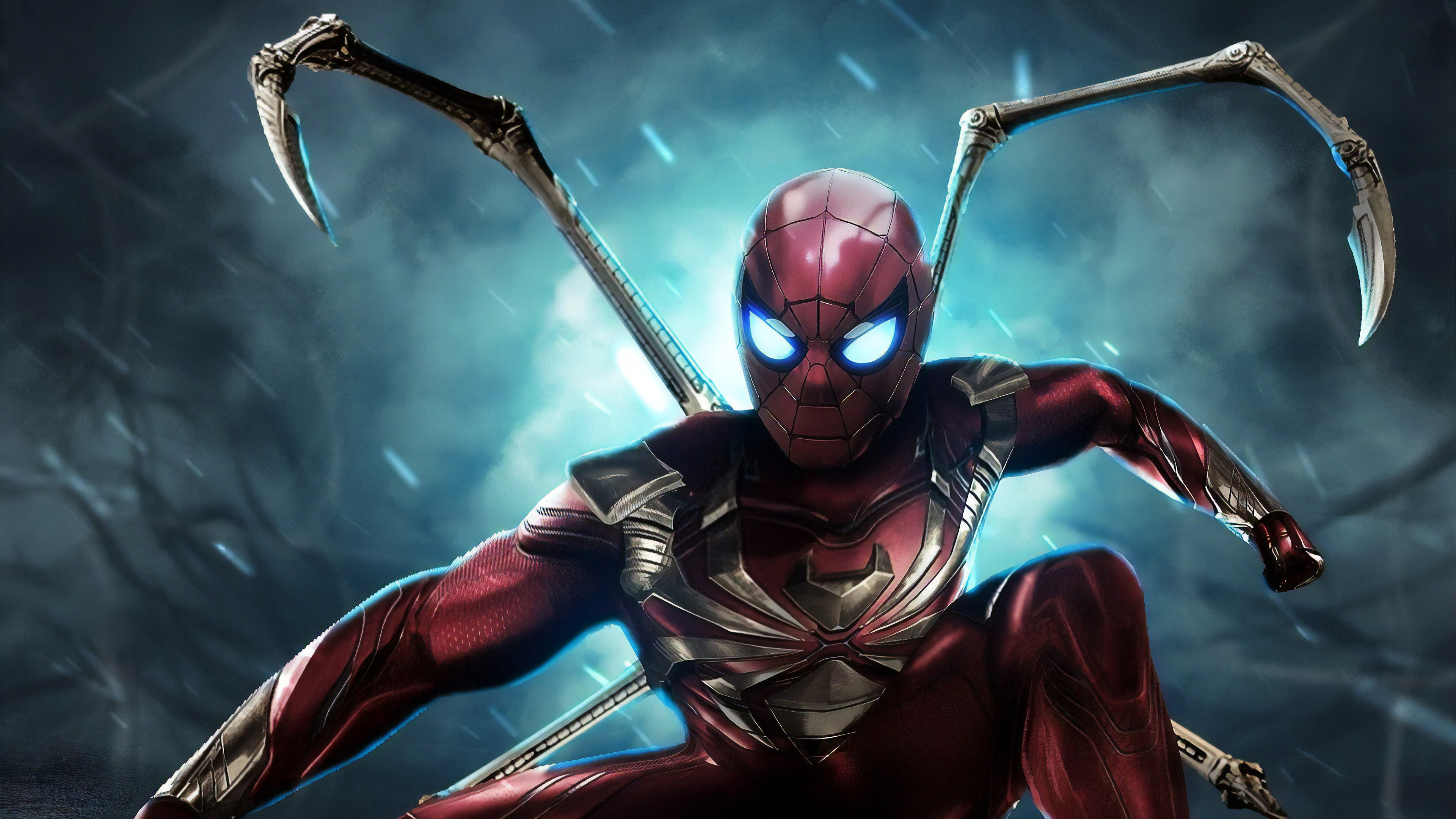 Iron Spider Wallpaper 4k - HD Wallpaper 