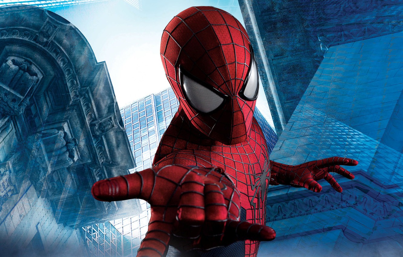 Photo Wallpaper City, Spider Man, The Amazing Spider - Amazing Spider Man 2 Sony - HD Wallpaper 