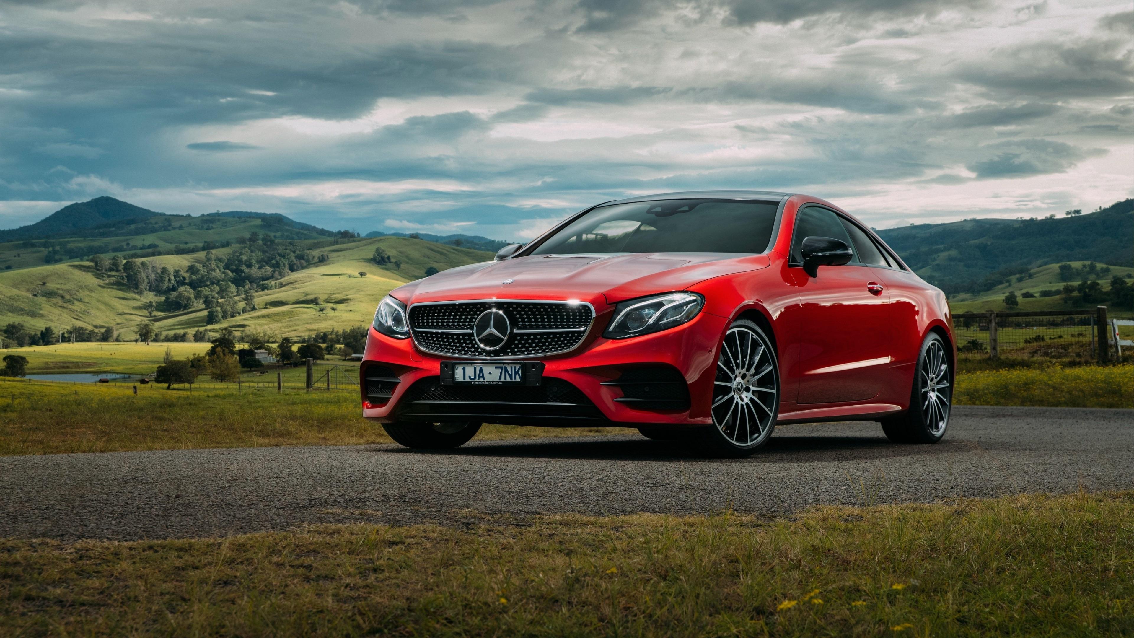 Mercedes 4k Wallpaper Red Mercedes Benz E400 Coupe 3840x2160 Wallpaper Teahub Io