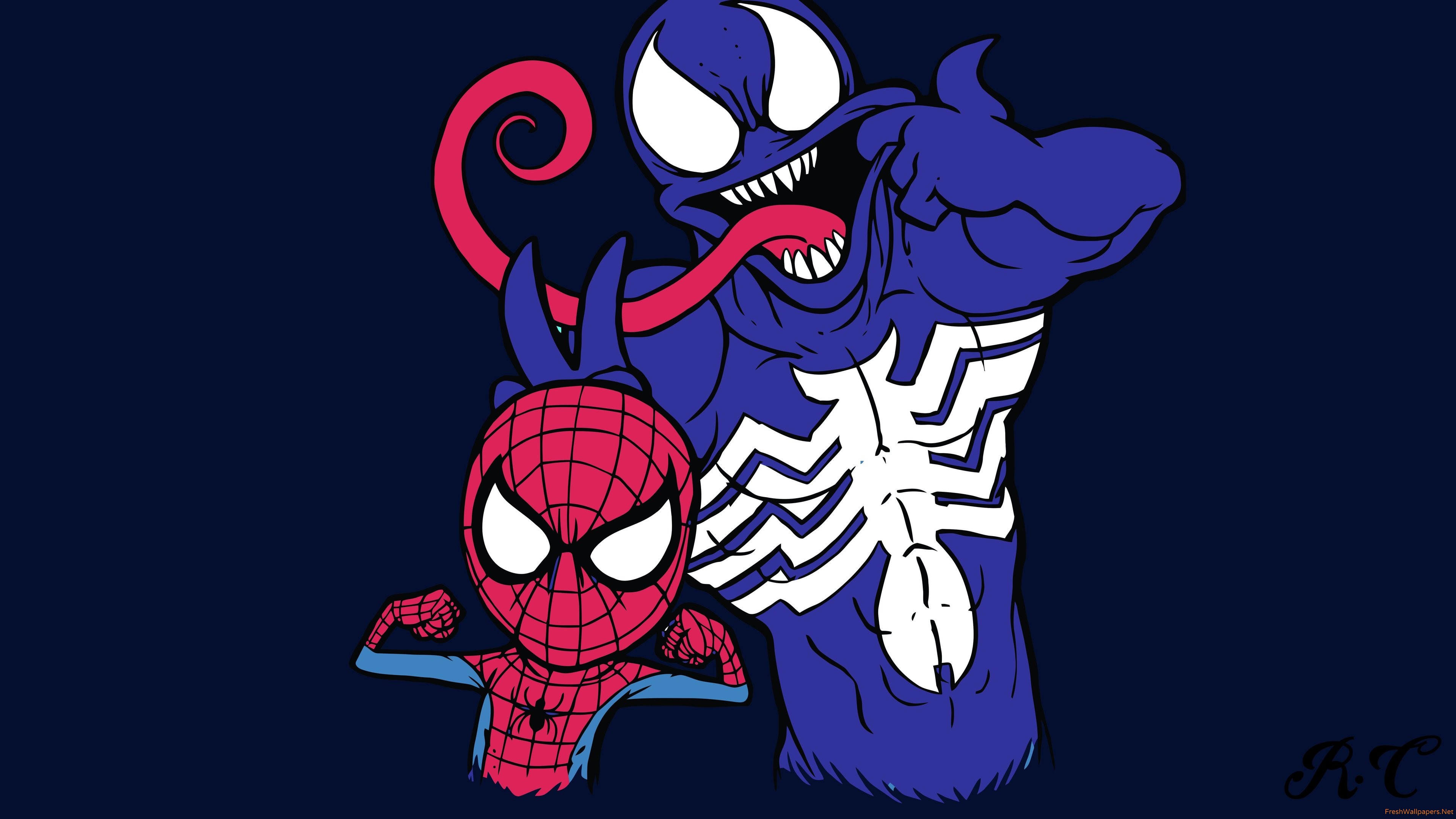 Cool Spiderman Wallpapers Cartoon - HD Wallpaper 