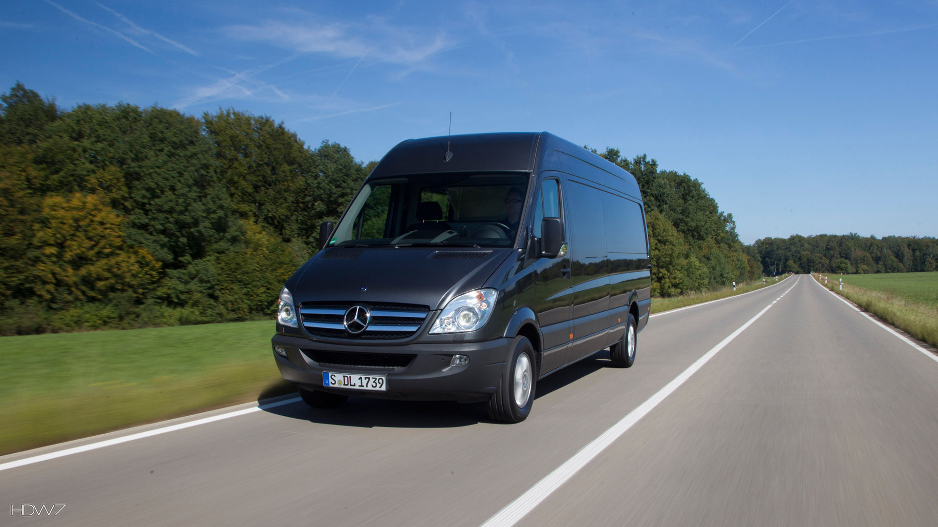 Mercedes Benz Sprinter Panel Van Long 2012 Car Hd Wallpaper - Mercedes Sprinter Hd - HD Wallpaper 