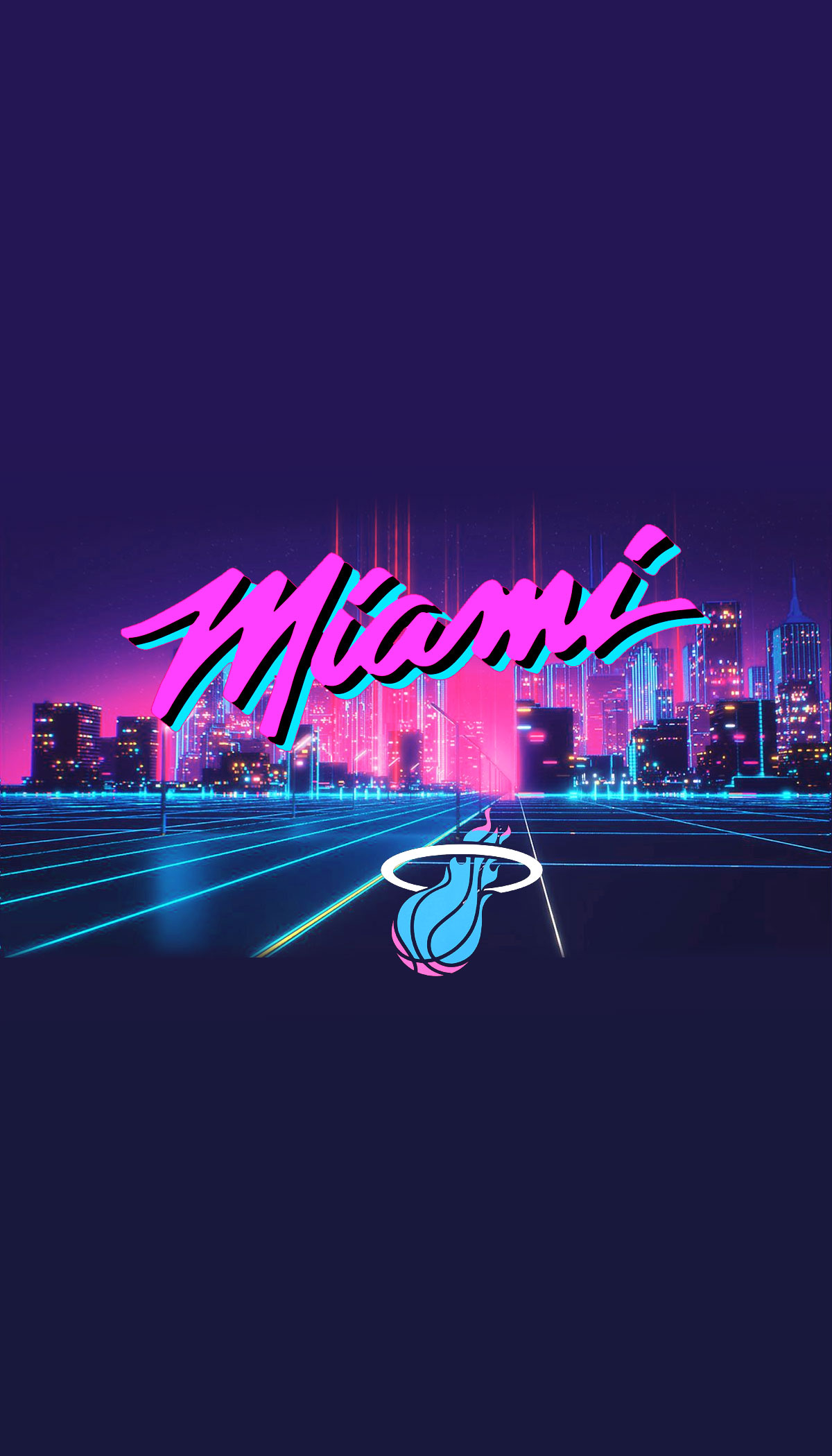 Miami Heat Wallpaper Iphone 1200x2100 Wallpaper teahub.io