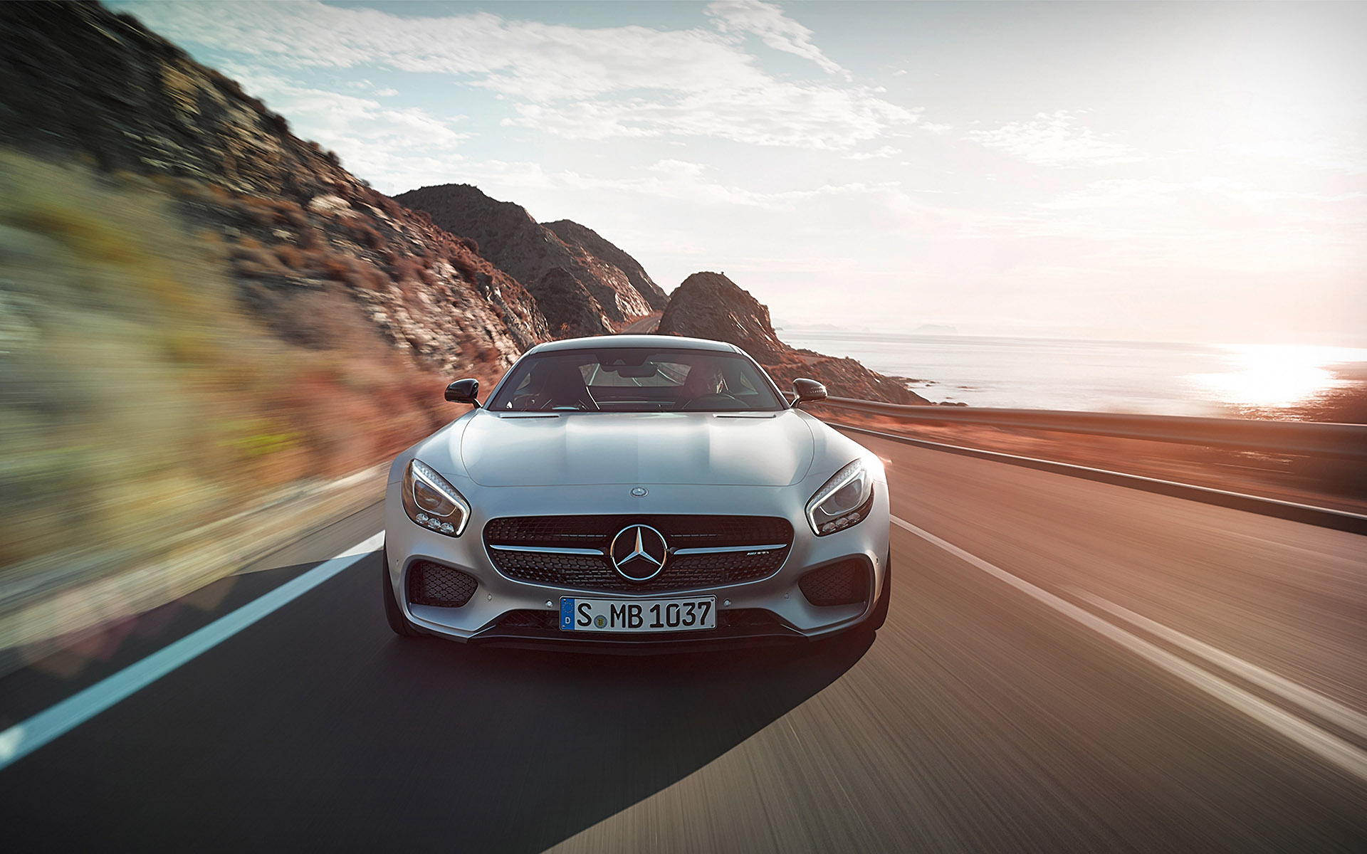Mercedes Benz Amg Gt Front - HD Wallpaper 