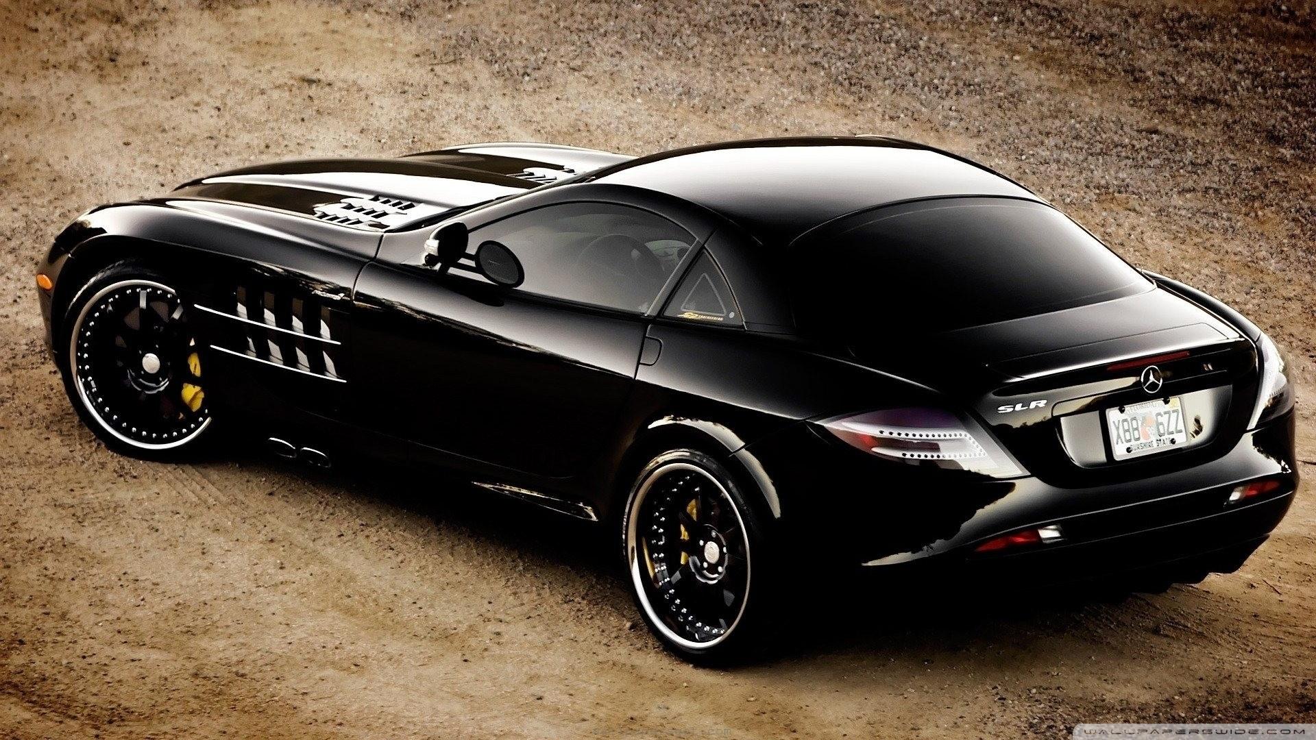 Mercedes Benz Hd Wallpapers 1080p - Mercedes Benz Slr Mclaren Black - HD Wallpaper 