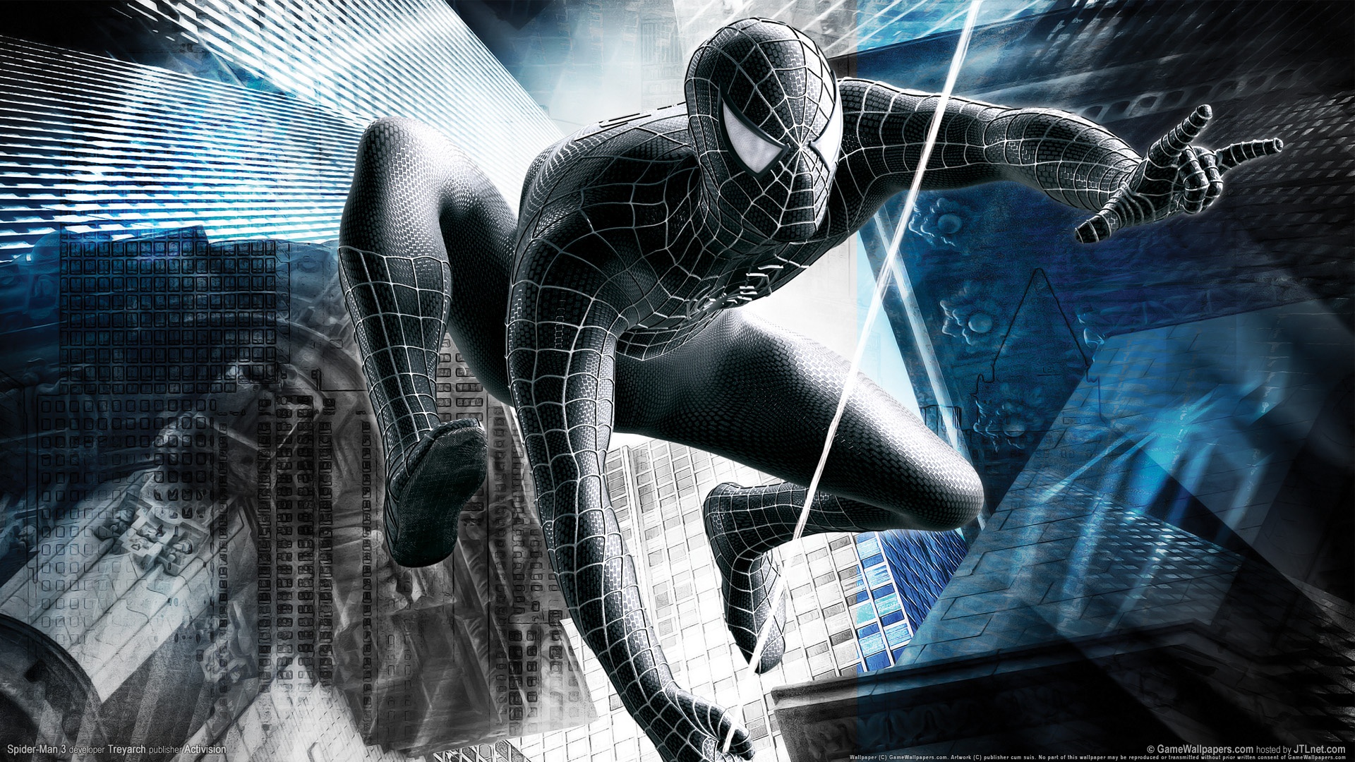 Spider Man 3 Hd - Background Spiderman 3 Hd - HD Wallpaper 
