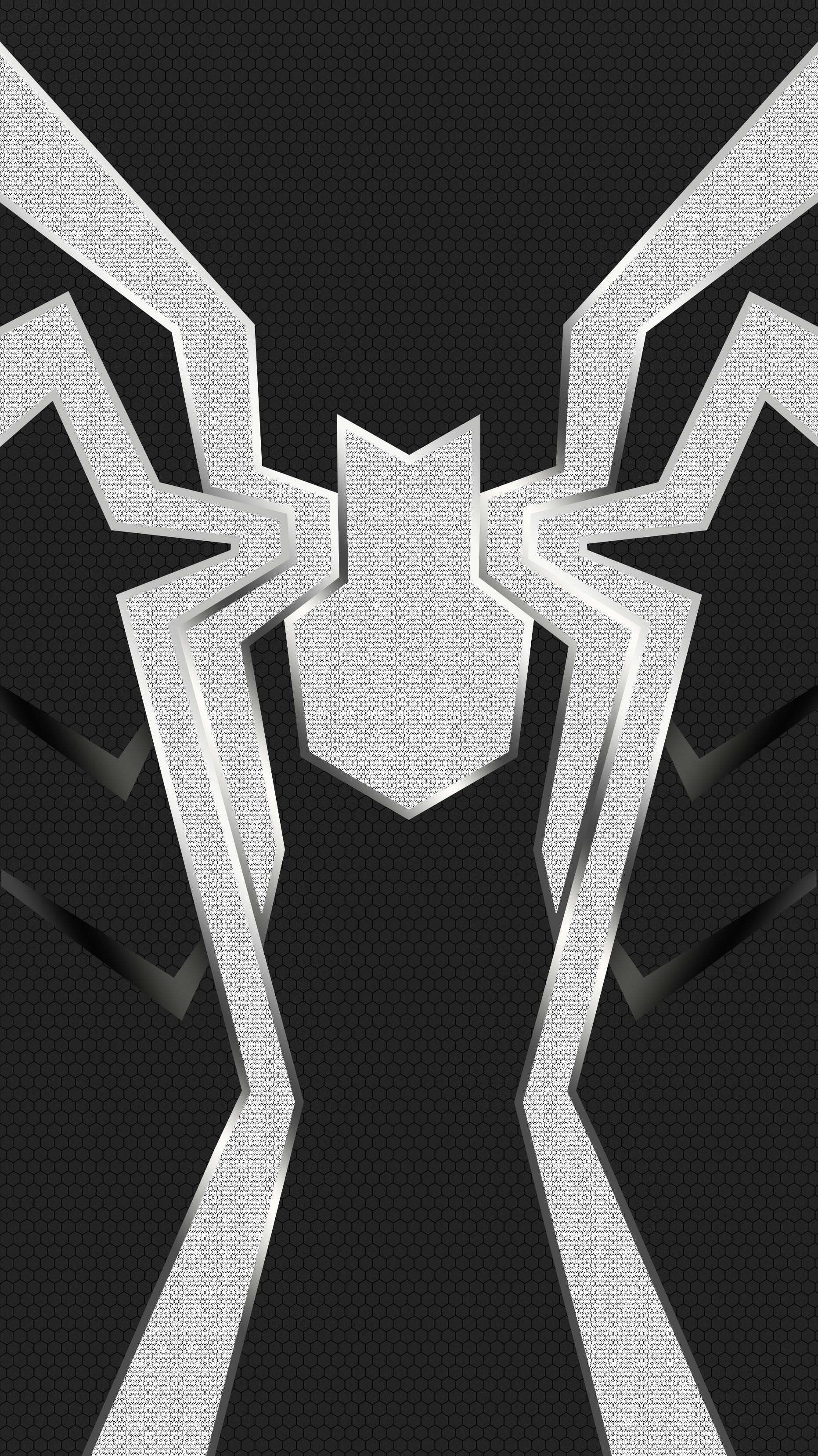 Spiderman Black Suit Symbol - HD Wallpaper 