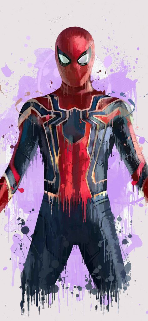 Iron Spider Infinity War Drawing - HD Wallpaper 