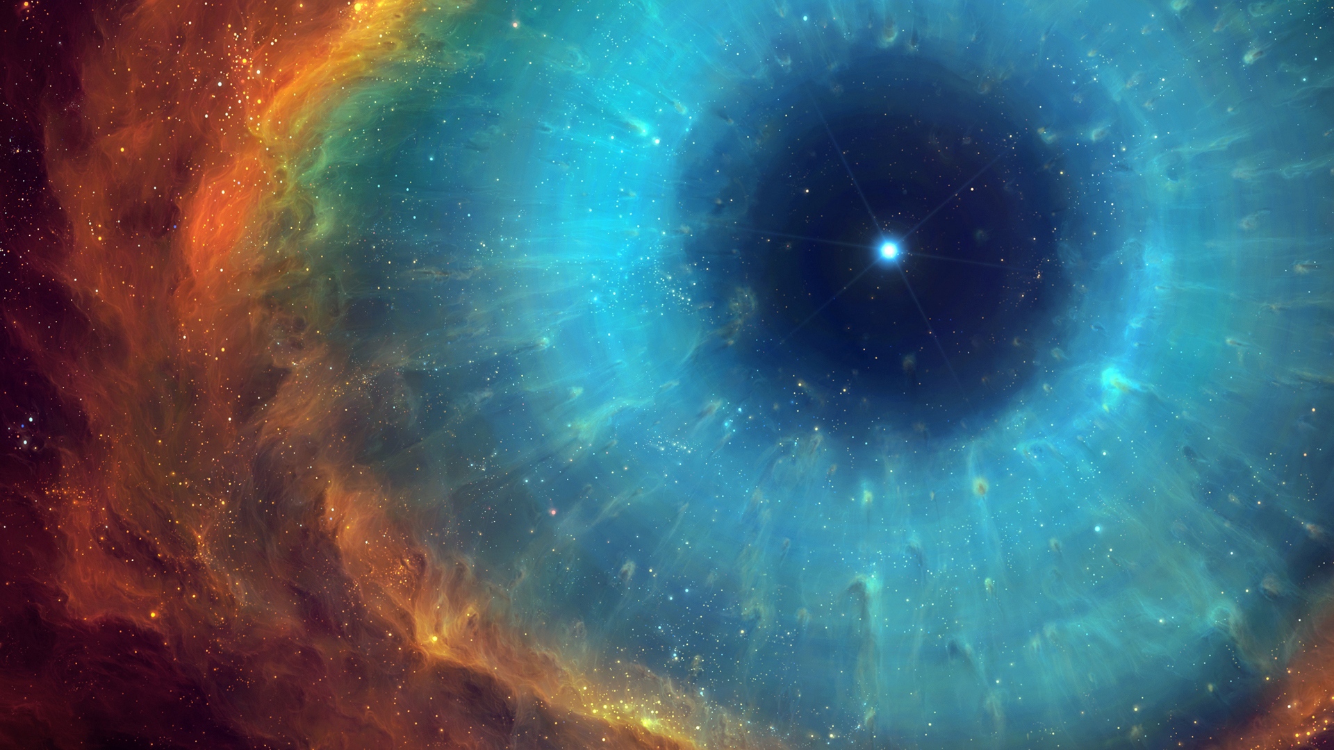 Wallpaper Art, Space, Nebula, Star, Energy - Nebula Eye Of God Hd - HD Wallpaper 