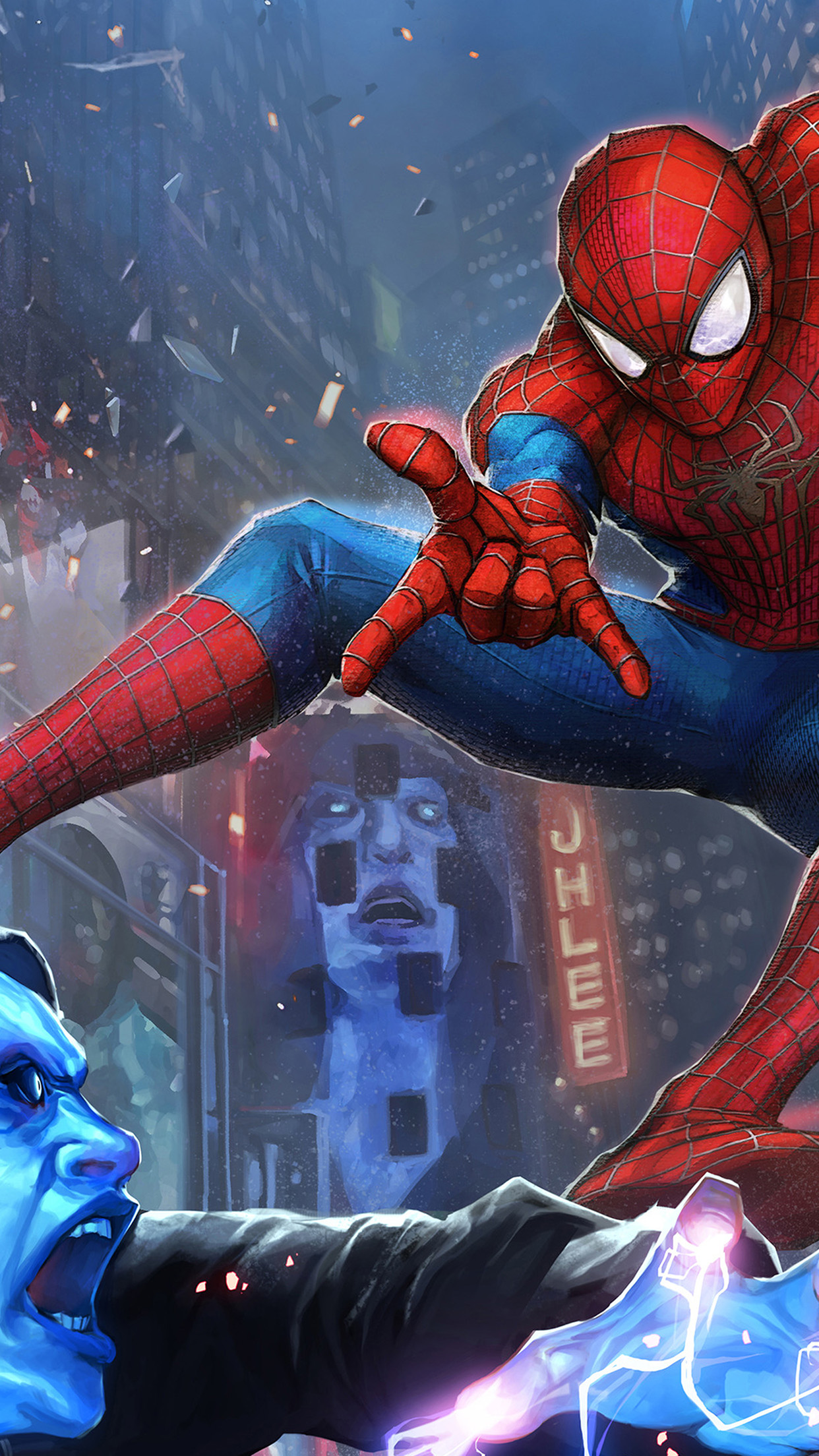 Amazing Spider Man Vs Electro - HD Wallpaper 