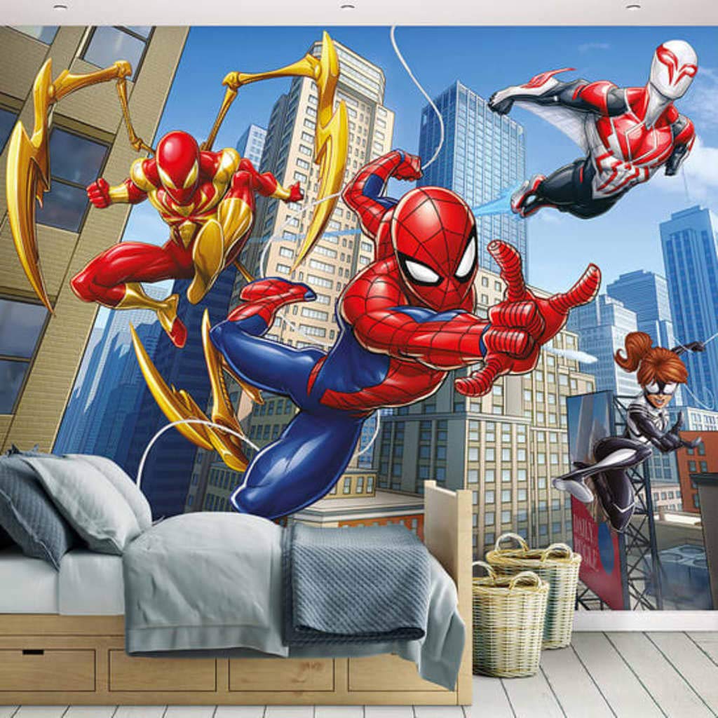 Spiderman Walltastic Wallpaper Mural - HD Wallpaper 