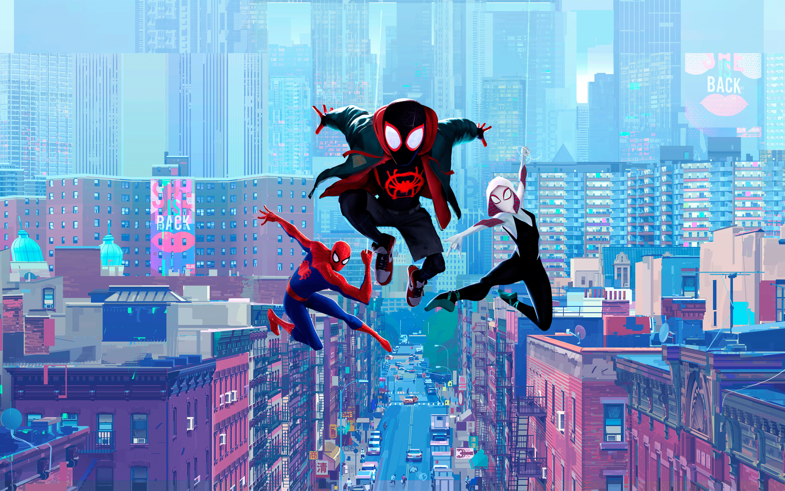 Spiderman Into The Spider Verse - HD Wallpaper 