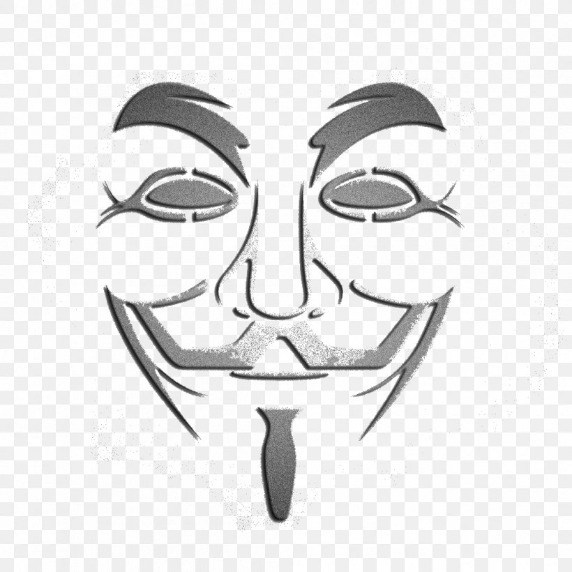 Guy Fawkes Mask Anonymous Ornament Wallpaper, Png, - Transparent Background Anonymous Mask Png - HD Wallpaper 