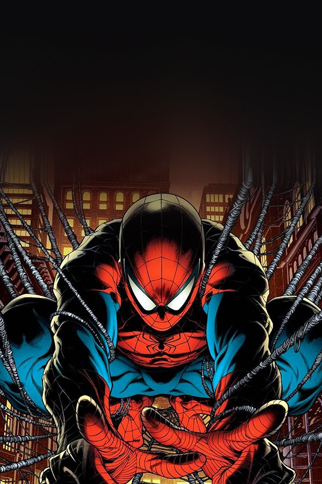 Com Apple Wallpaper Spiderman On You Iphone4 - Spider Man Wallpapers Iphone - HD Wallpaper 
