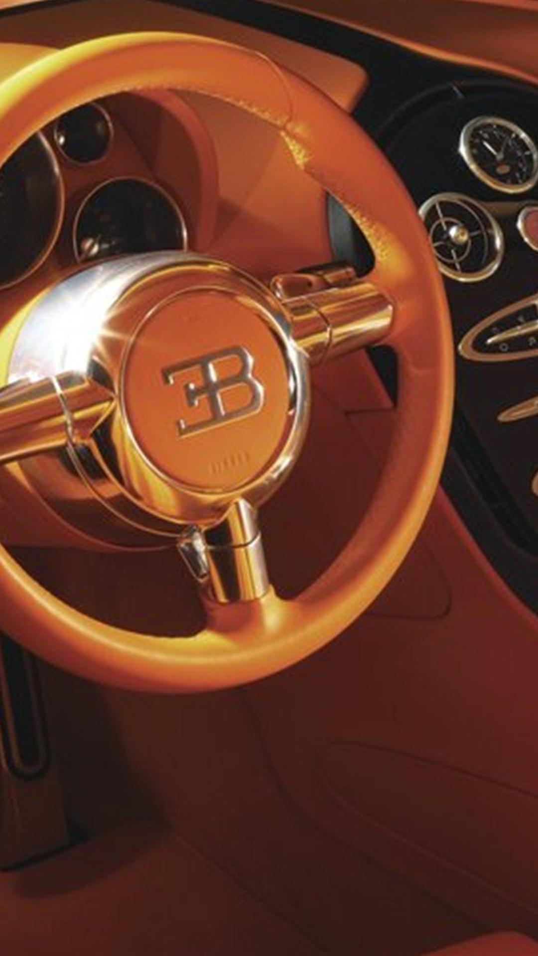 4 Veyron Sang Noir Dashboard Iphone 6 Plus Wallpapers - Voiture Noir Interior Bugatti - HD Wallpaper 