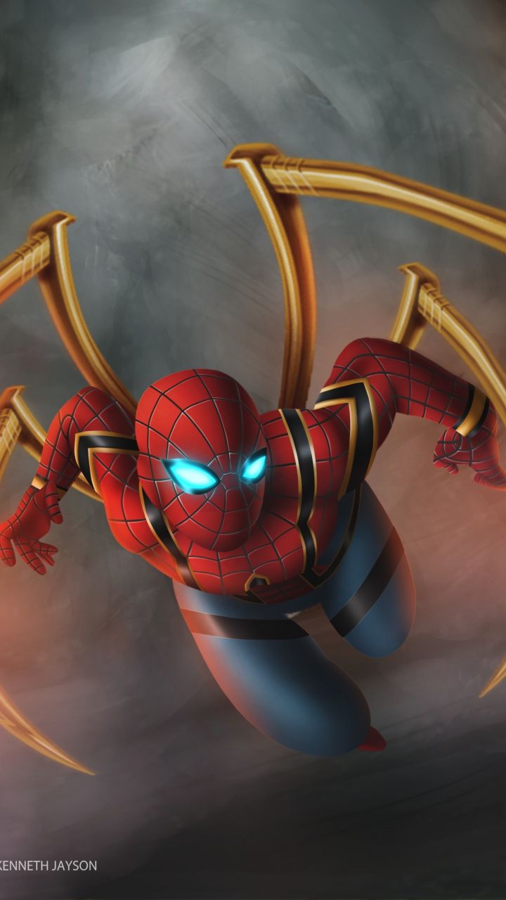 Wallpaper, Superhero, Spider, Iron, Imposing, Artwork, - Iron Spider Macbook Background - HD Wallpaper 