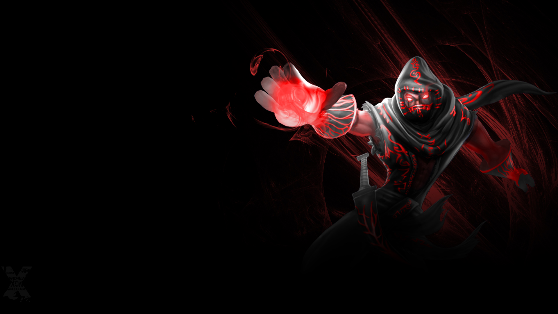 Crimson Malzahar Wallpaper By Andrew Xon Mclelland - League Of Legends Black Malzahar - HD Wallpaper 