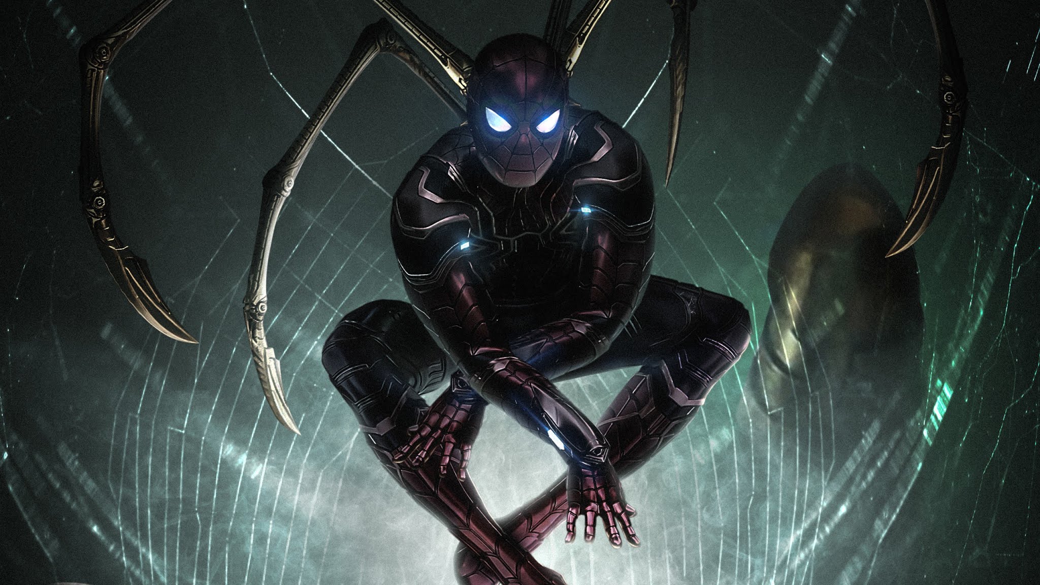 Iron Spider Spider-man Hd Desktop Wallpaper - Spider Man Hd Desktop - HD Wallpaper 