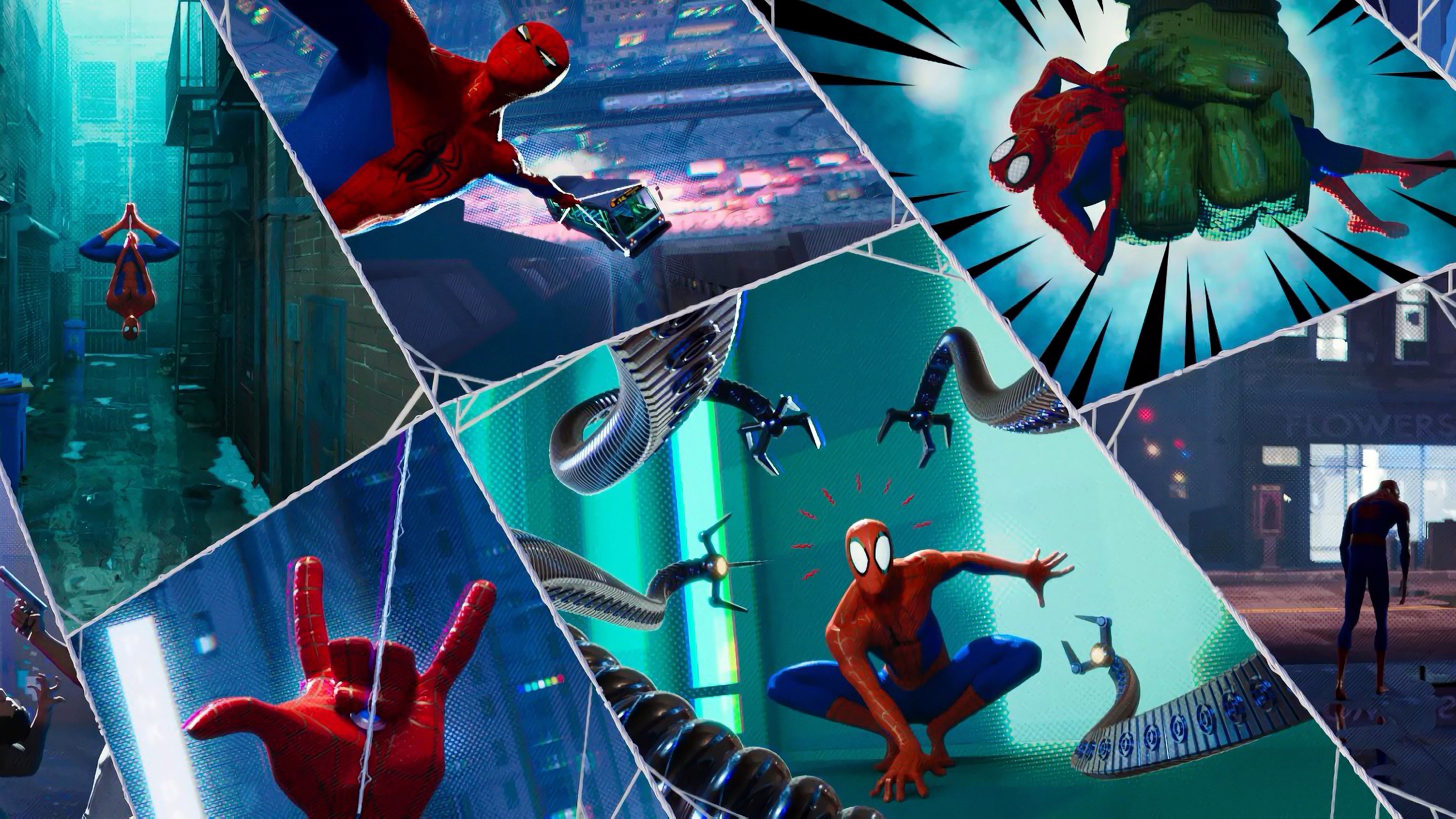 Into The Spider Verse Wallpaper - Into The Spider Verse 2 - HD Wallpaper 