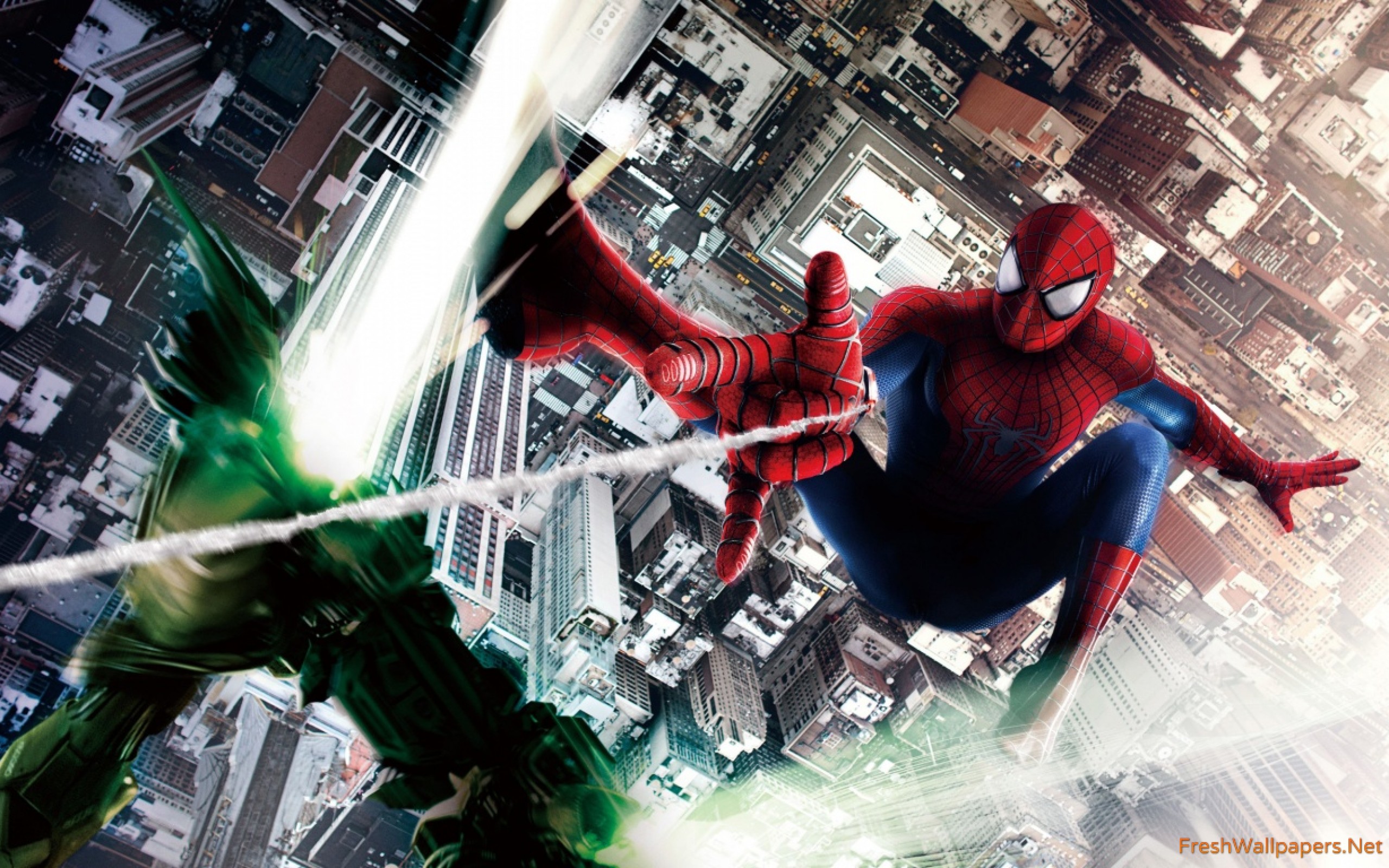 Spiderman Vs Green Goblin Poster - HD Wallpaper 