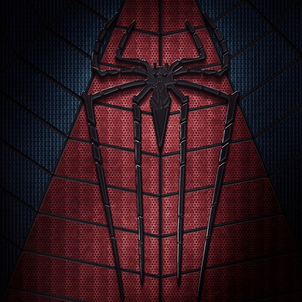 The Amazing Spider Man 2014 Ipad Air Wallpaper - Spiderman Logo Wallpaper  4k - 1024x1024 Wallpaper 