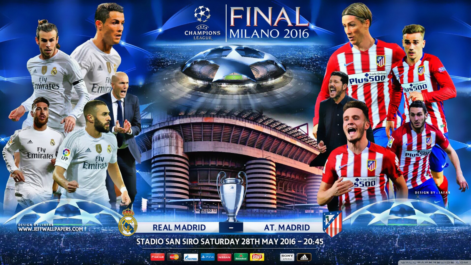 Real Atletico Final 2016 - HD Wallpaper 