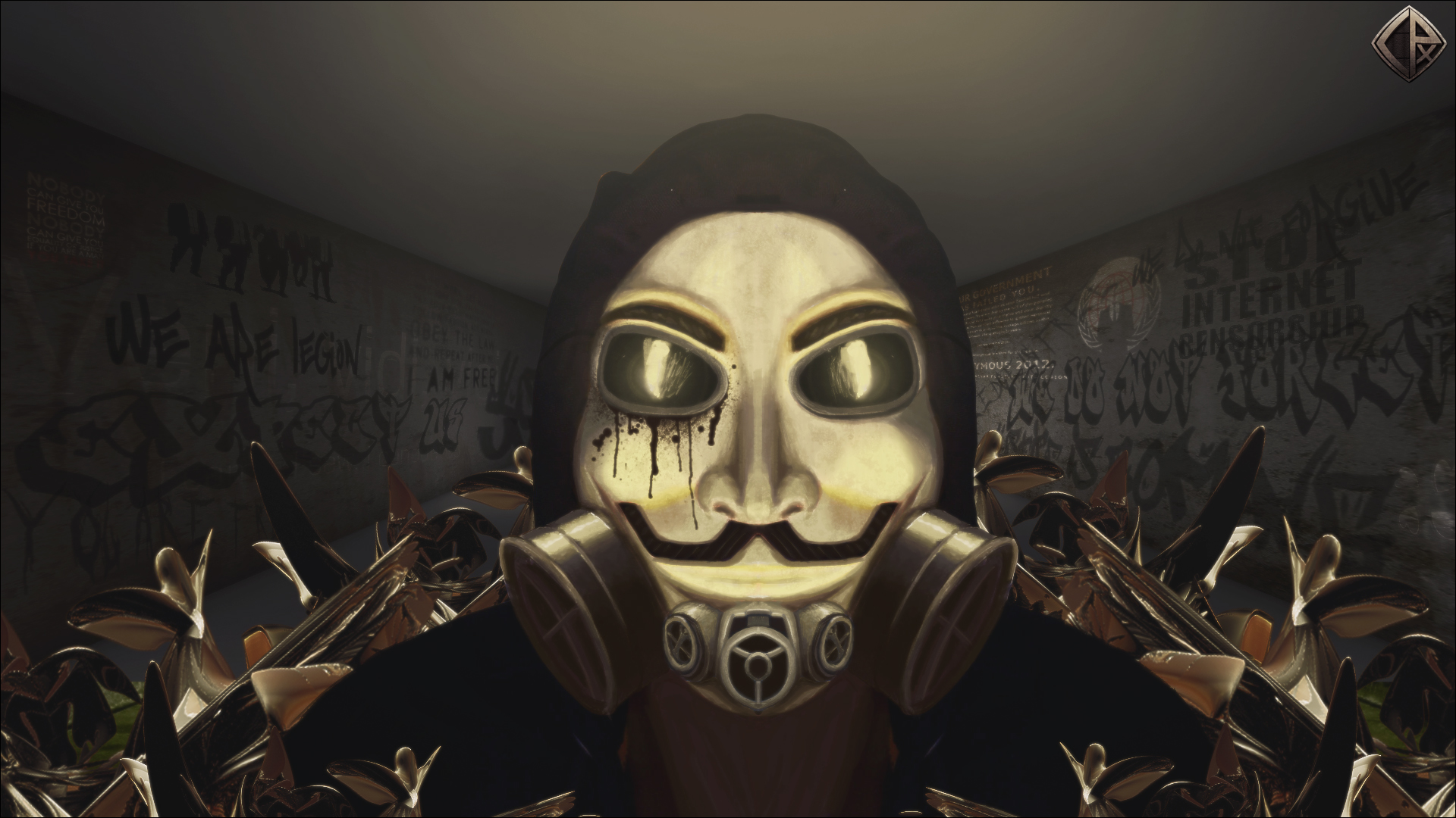 Guy Fawkes - HD Wallpaper 