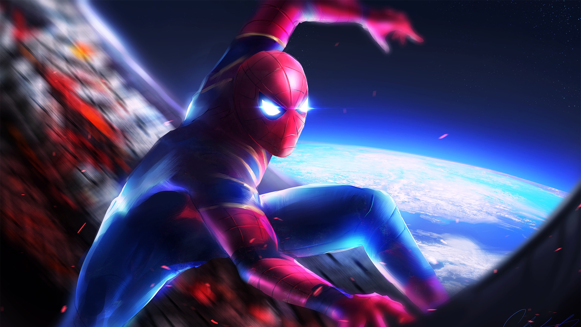 Infinity War 2, Spider-man, Earth - Infinity War Spider Man Hd - HD Wallpaper 