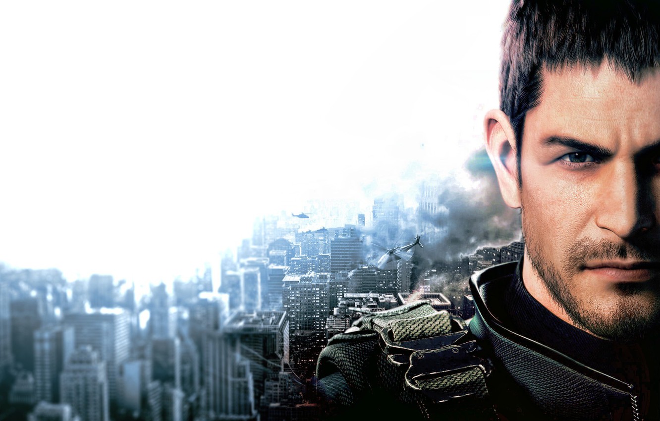 Photo Wallpaper Game, Resident Evil, Man, Chris Redfield, - Chris Redfield Resident Evil Vendetta - HD Wallpaper 