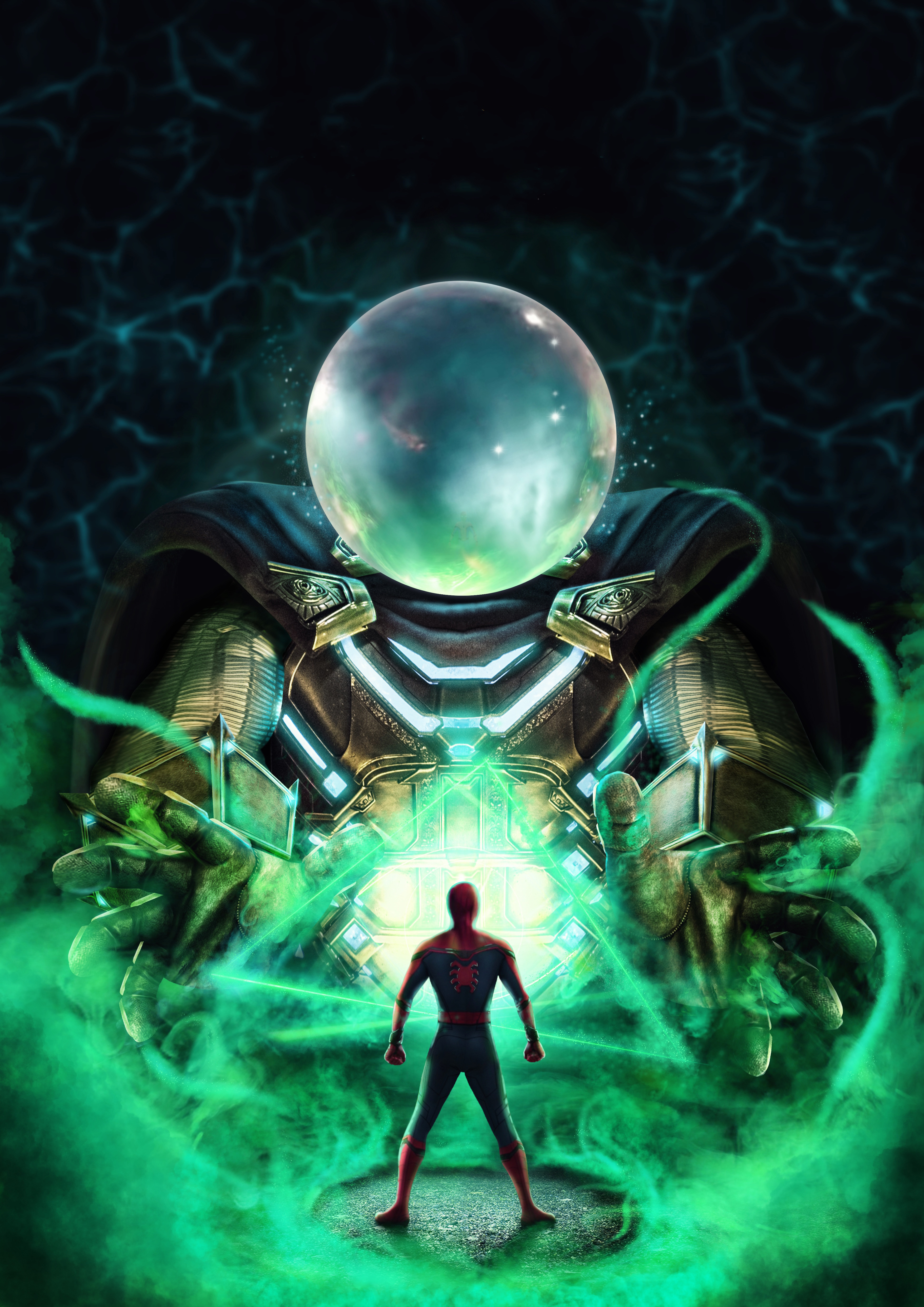 Spider Man Far From Home Mysterio - HD Wallpaper 