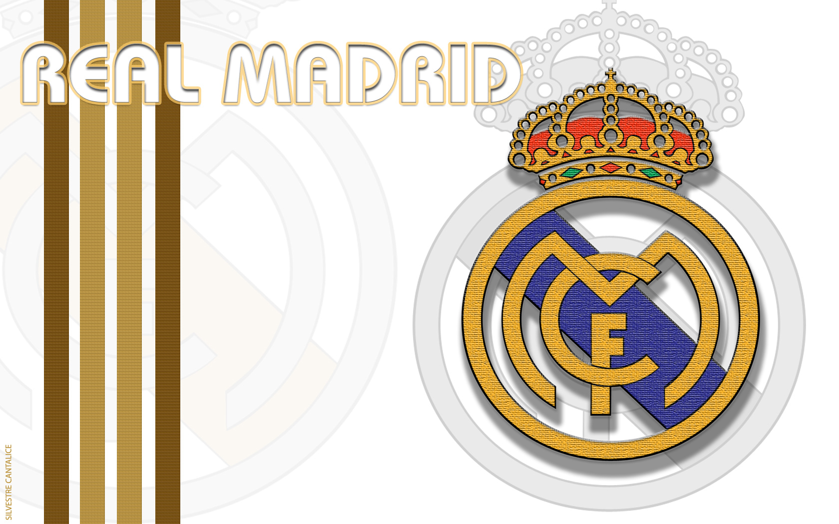 Real Madrid Logo Wallpaper Background - HD Wallpaper 