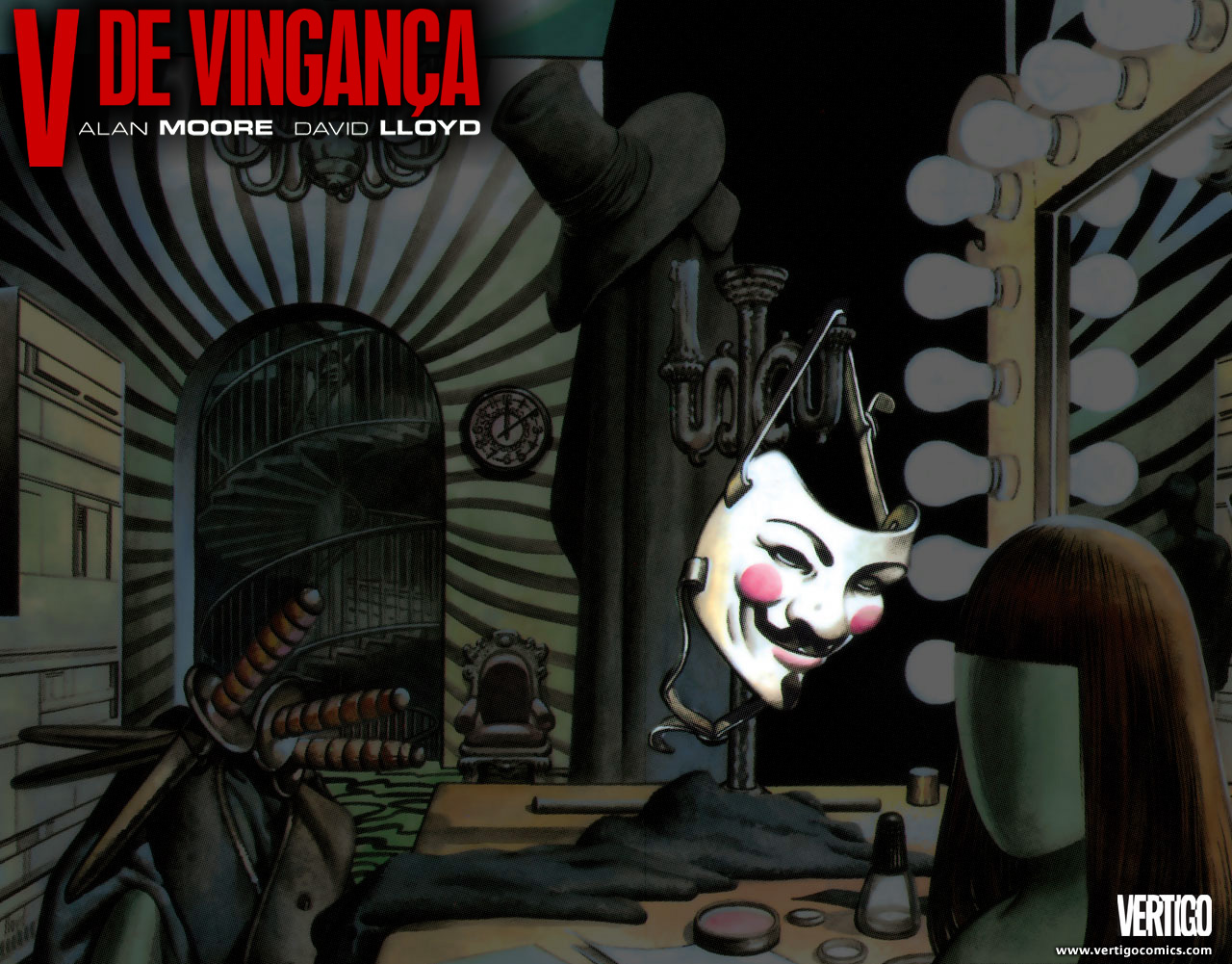 V For Vendetta Comic - HD Wallpaper 