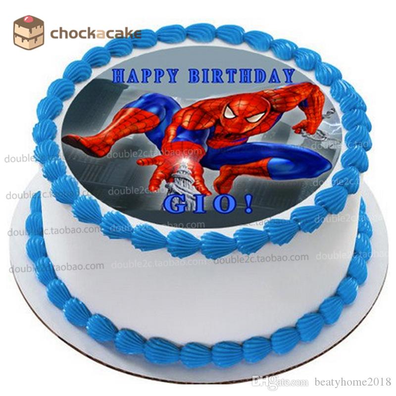 Ã¶rã¼mcek Adam Pastasä± Izle [34] - Spiderman Edible Image Cake - HD Wallpaper 