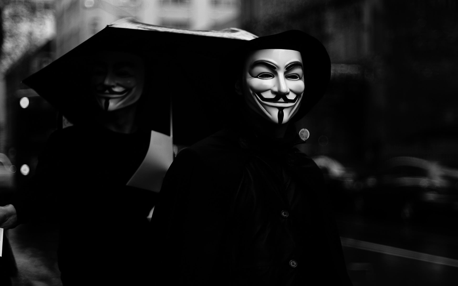 Anonymous Middle Finger Hd - HD Wallpaper 